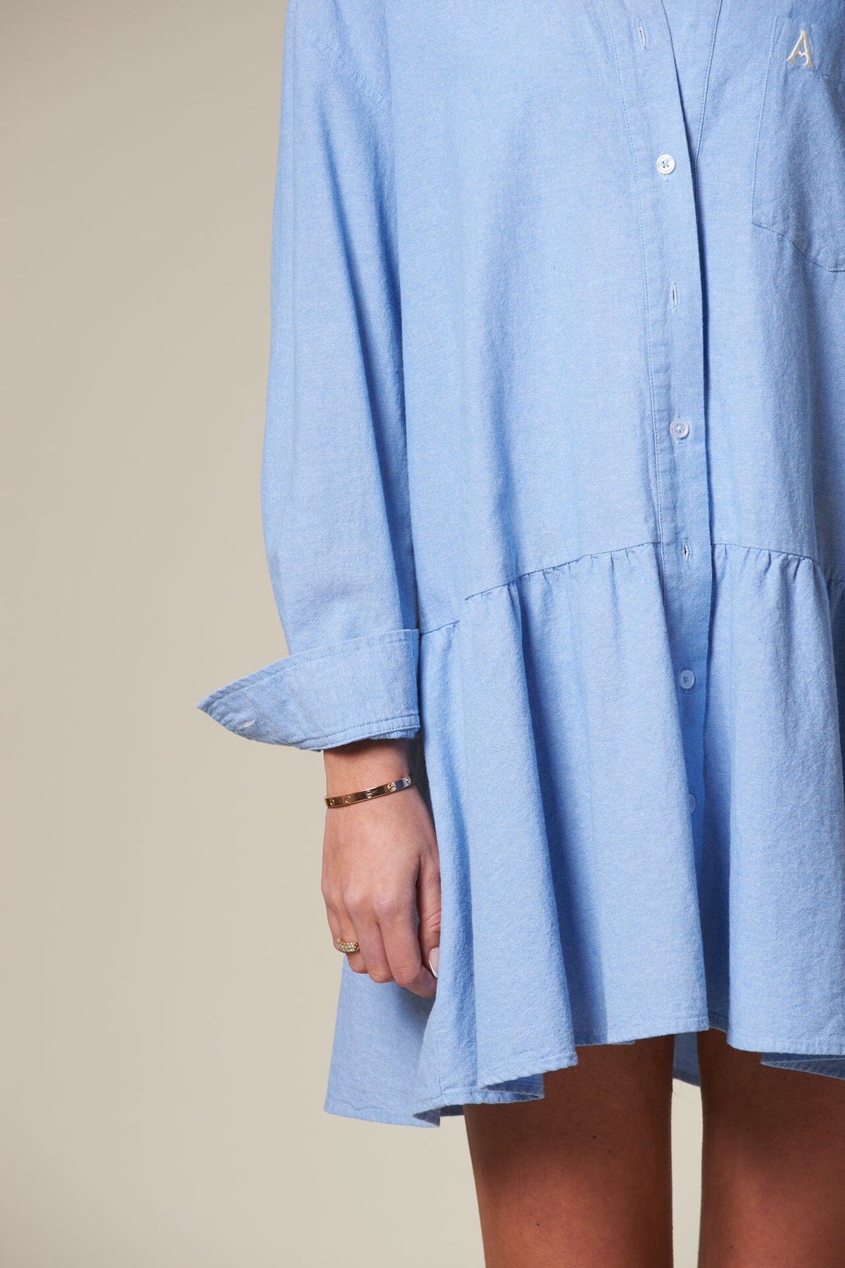 ArnieSays: SAN REMO Chambray Lt Blue Kjole