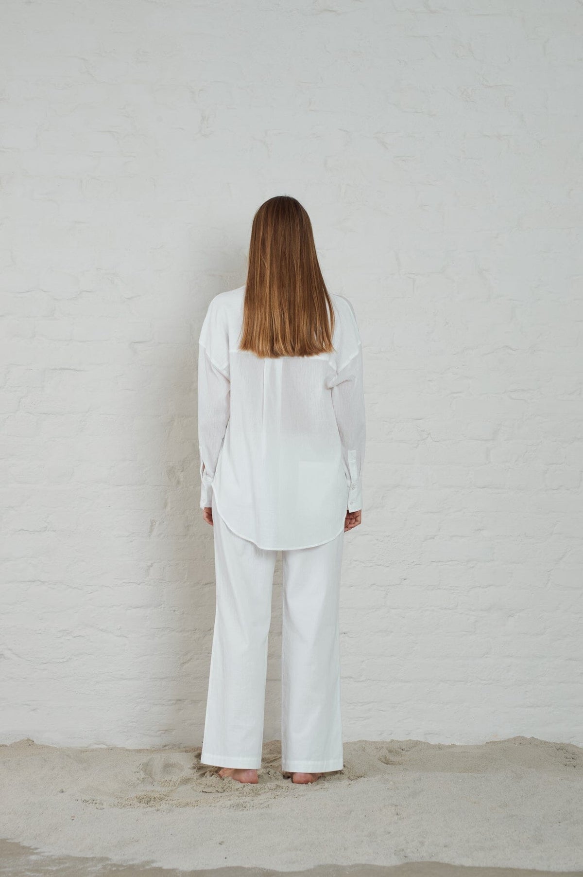 ArnieSays: Rocha Crinkled Offwhite Skjorte