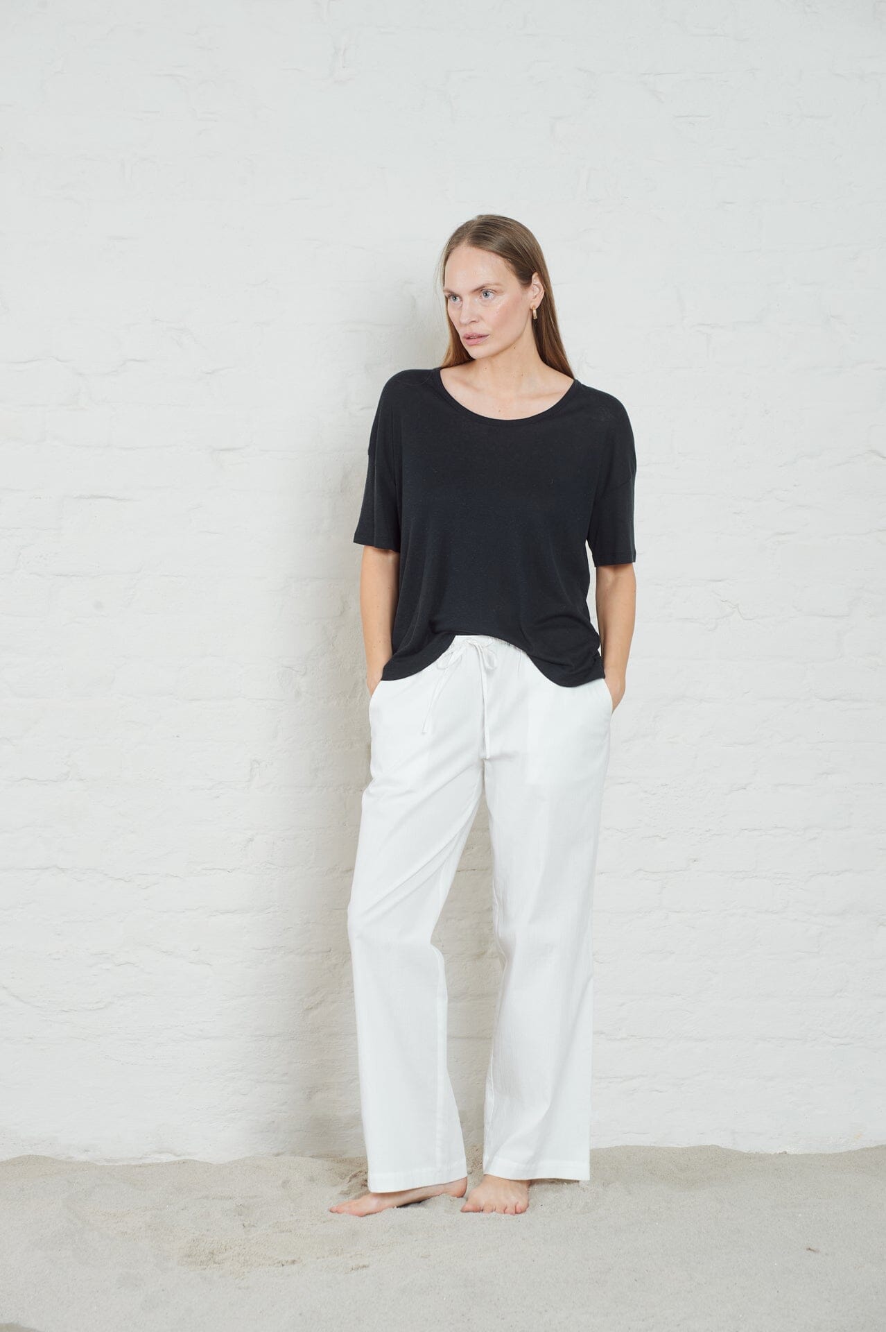 ArnieSays: Monet Linen Black T-shirt