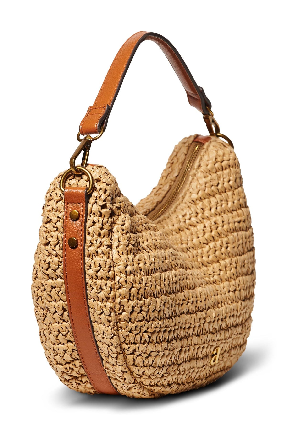 ArnieSays: Raffia Shoulder Bag Brown Tilbehør