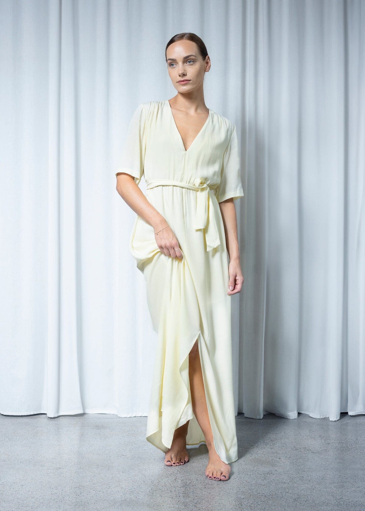 My Era Endearing Maxi dress Yellow Kjole