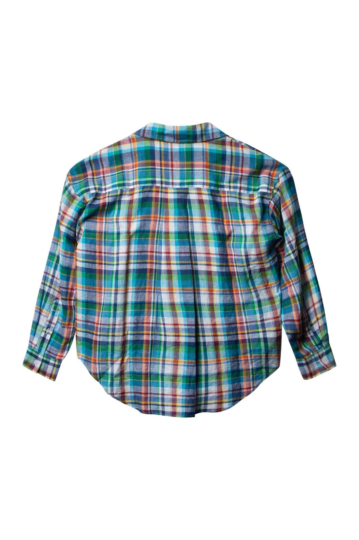 ArnieSays: VENICE Linen Plaids Blue Combo Skjorte