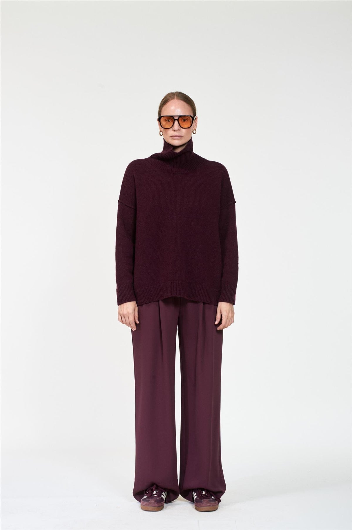 ArnieSays: CECE Dk Burgundy Genser
