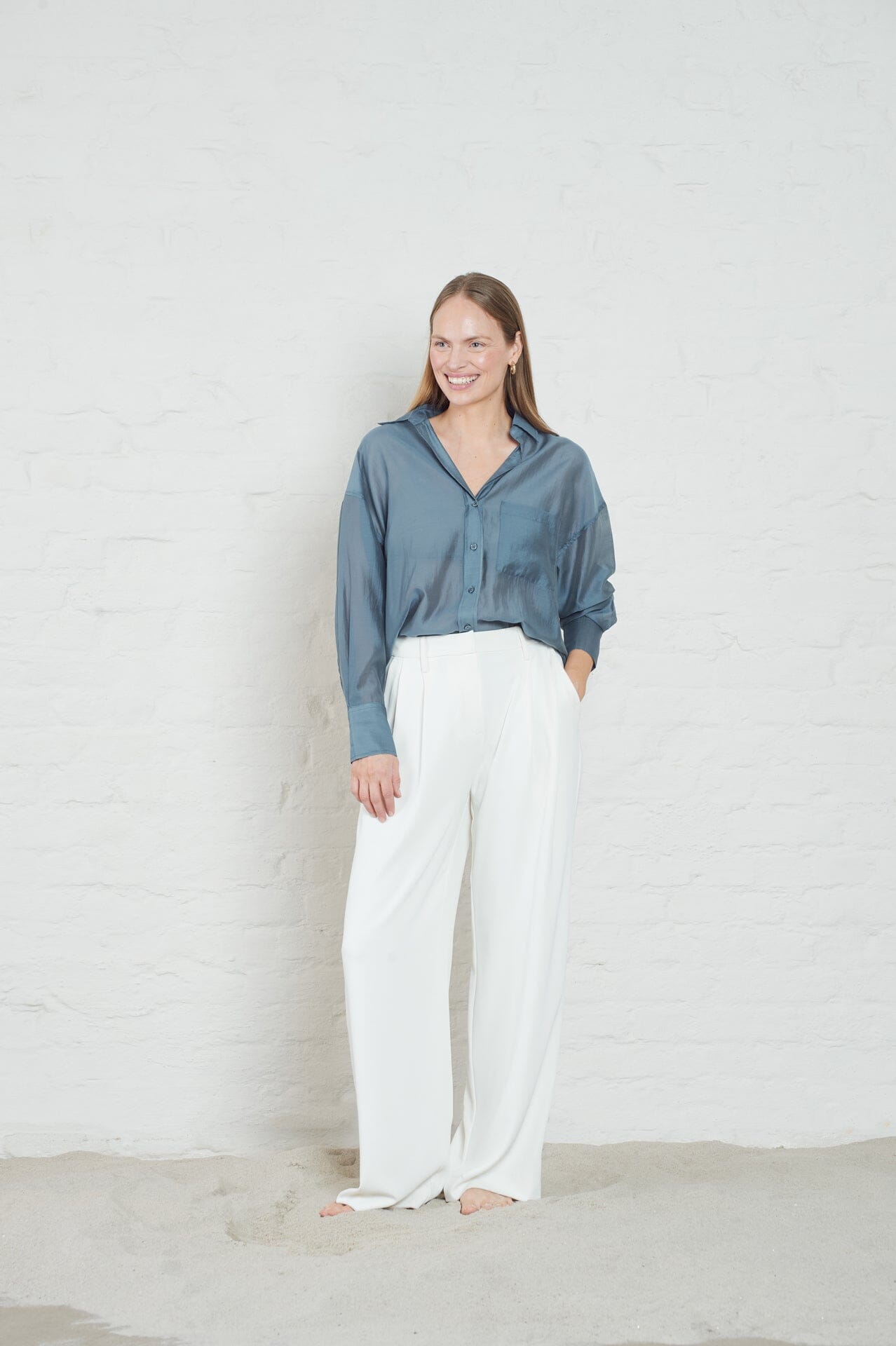 ArnieSays: Rocha Sheer Dusty Denim Skjorte