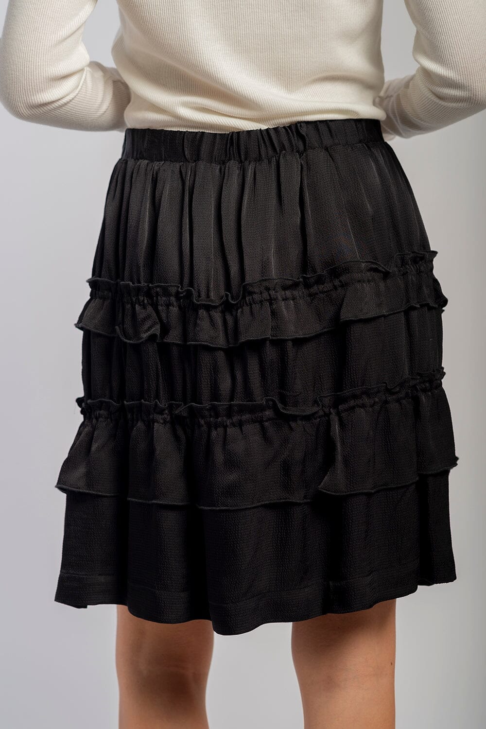 ArnieSays: Juliette Jacquard Black Skjørt