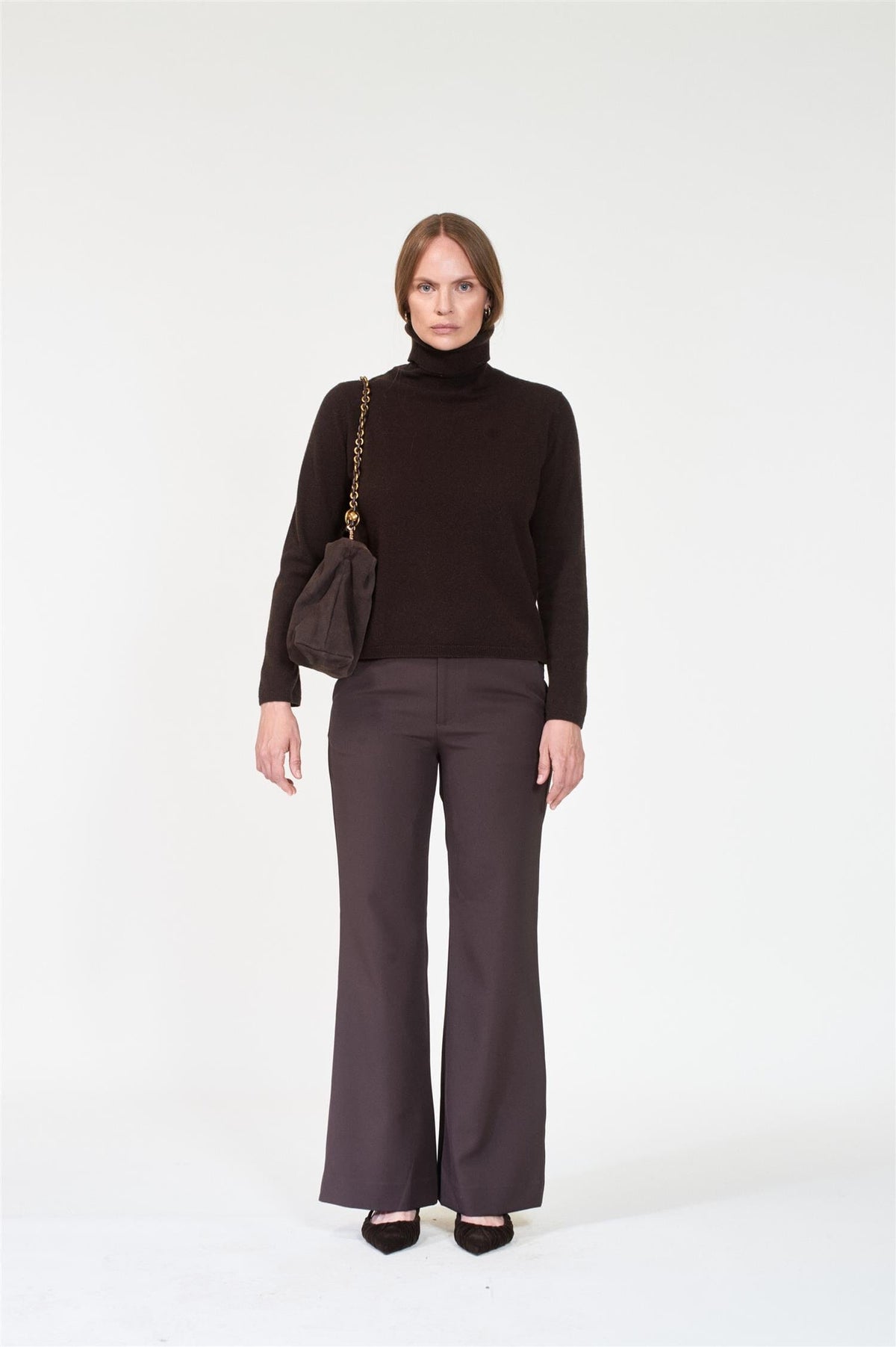 ArnieSays: Murphy Dk Brown Melange Genser