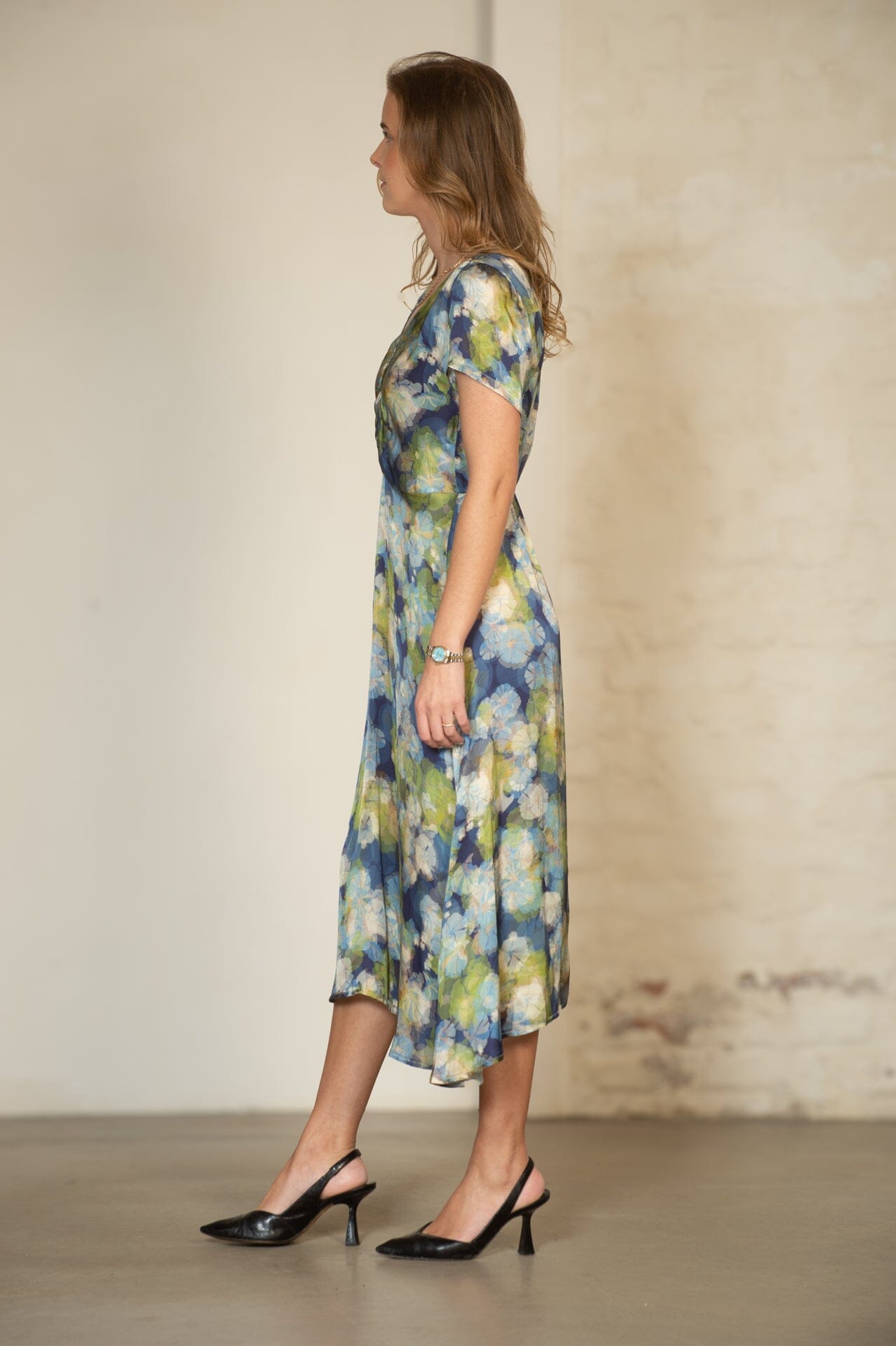 MAJA ROOS Indigo Misty Lime Bluse