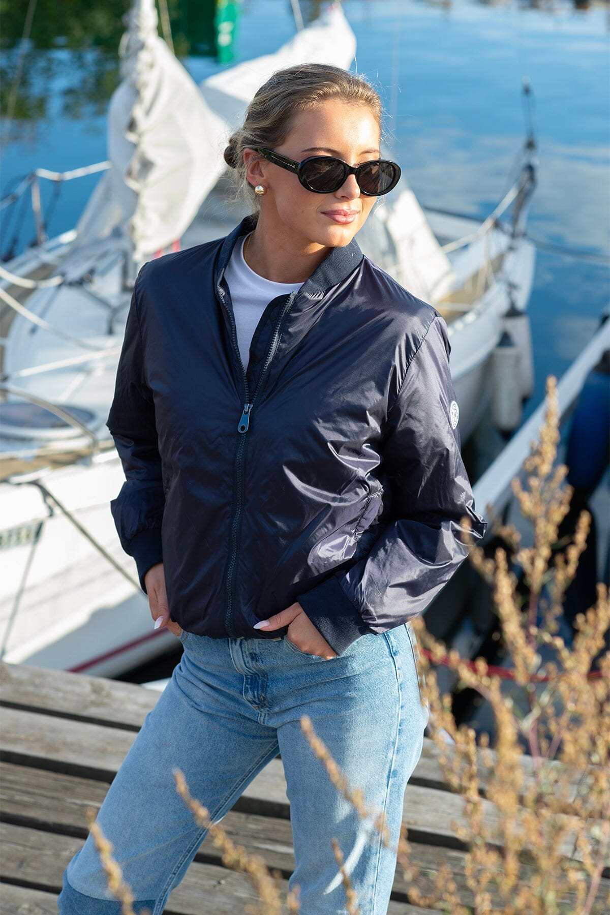 Monel Fanny Navy Ytterplagg