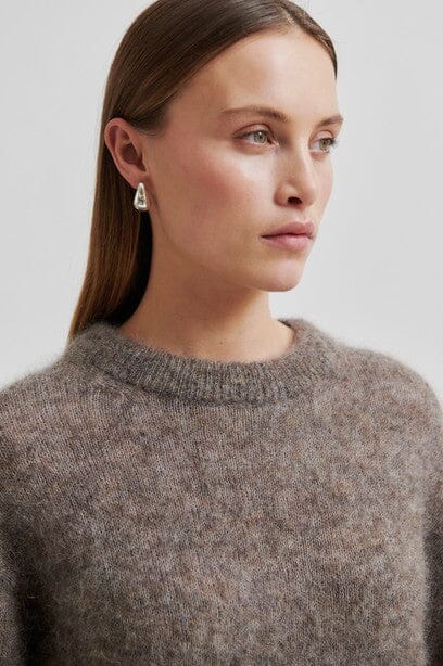 Second Female Emmalou Knit O-Neck Delicioso Genser
