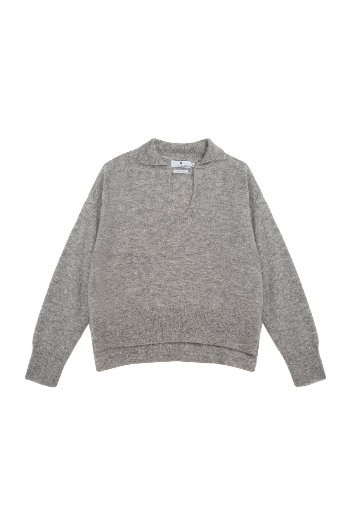 ArnieSays: Lowry Lt Grey Melange Genser