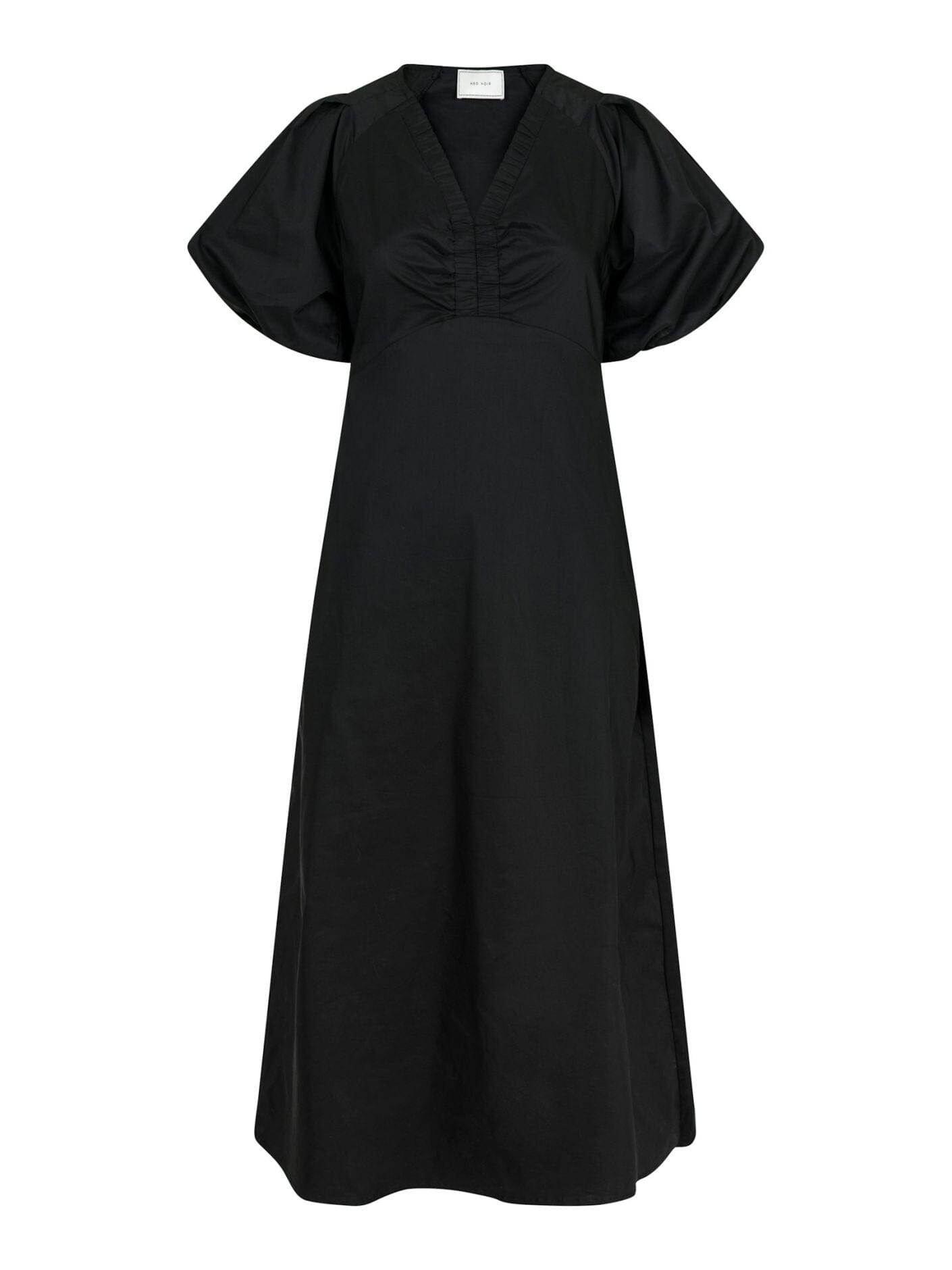 Neo Noir Illana Poplin Dress Black Kjole