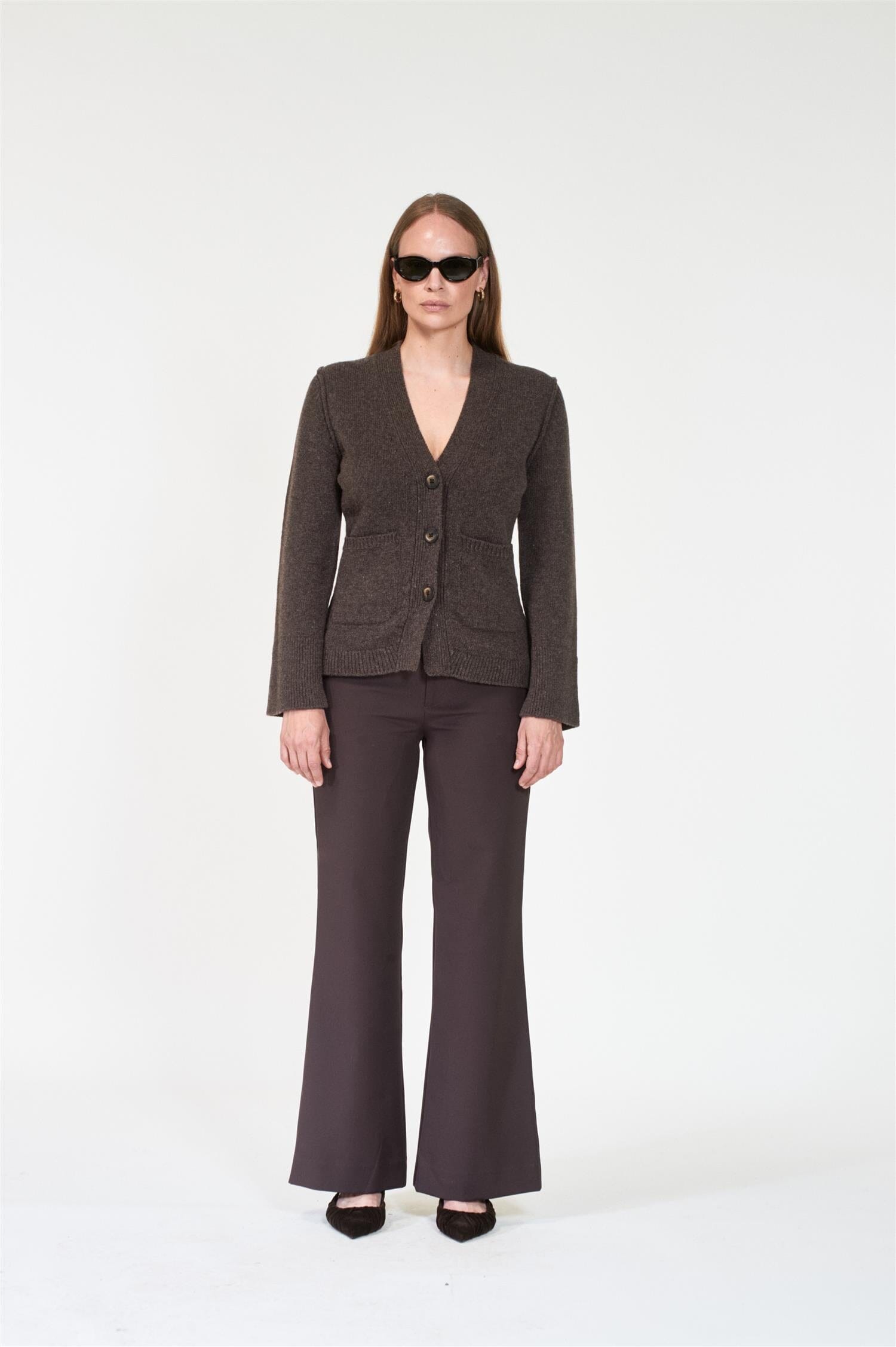 ArnieSays: Tate Dk Brown Melange Genser