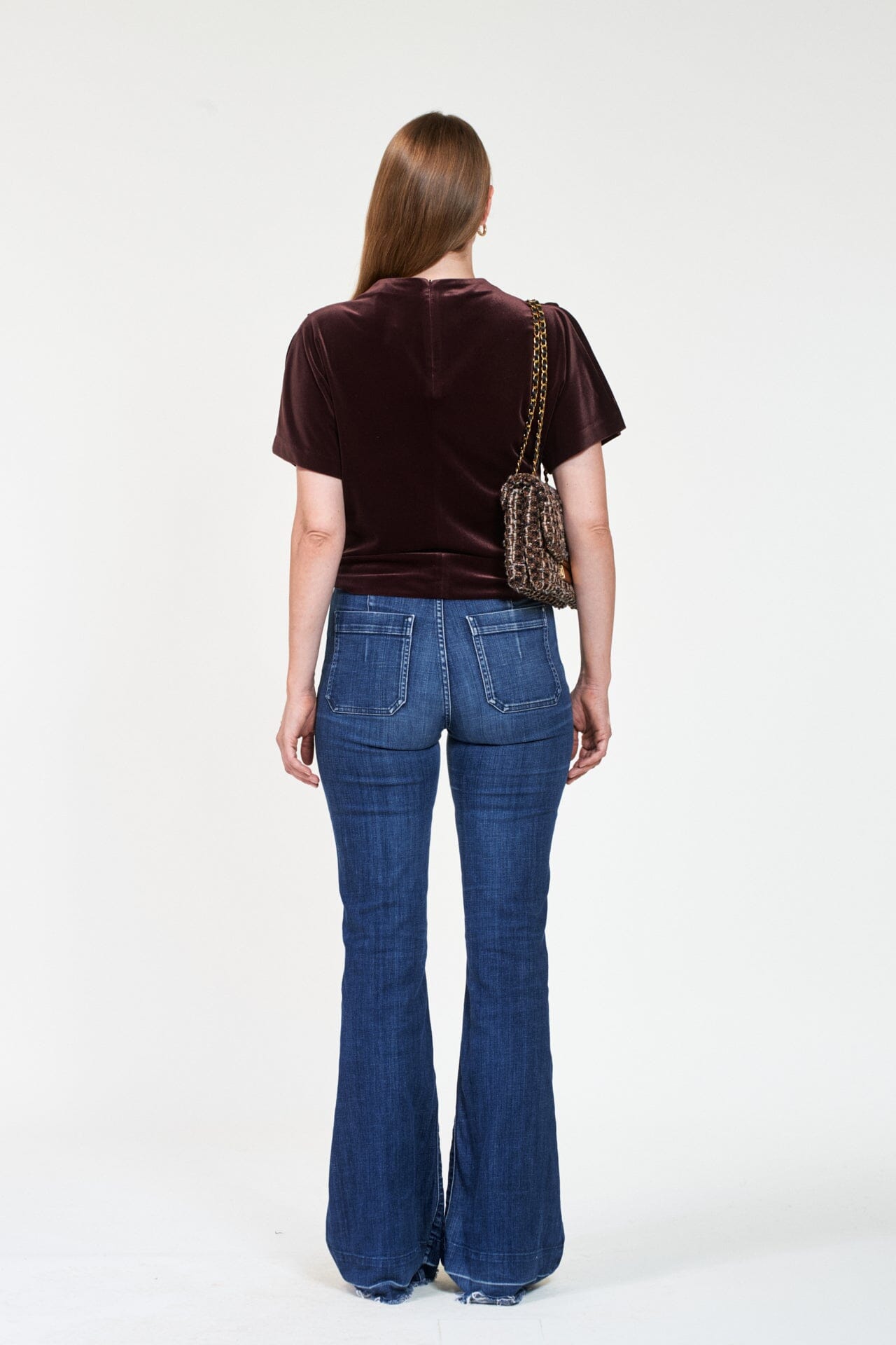 ArnieSays: RENEE Velvet Dk Burgundy Topp