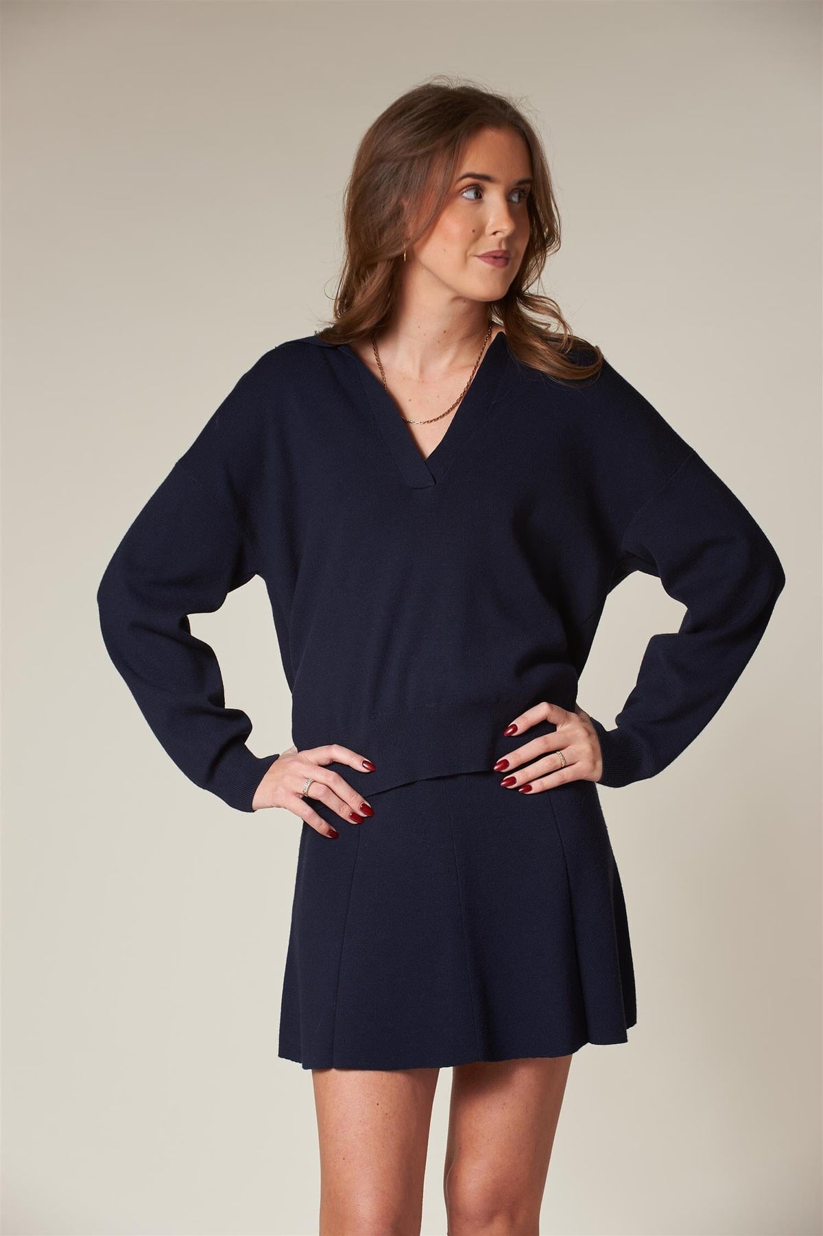 ArnieSays: LES Dk Navy Genser