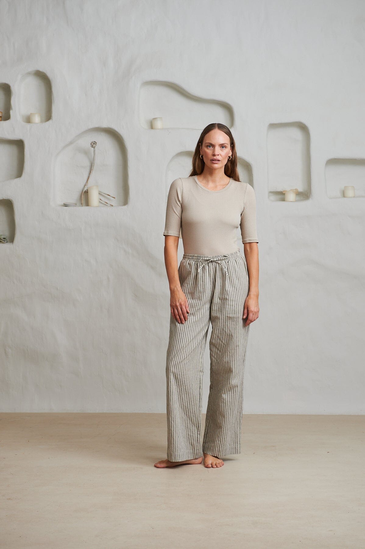 ArnieSays: Alba Lyocell Rib Beige Topp