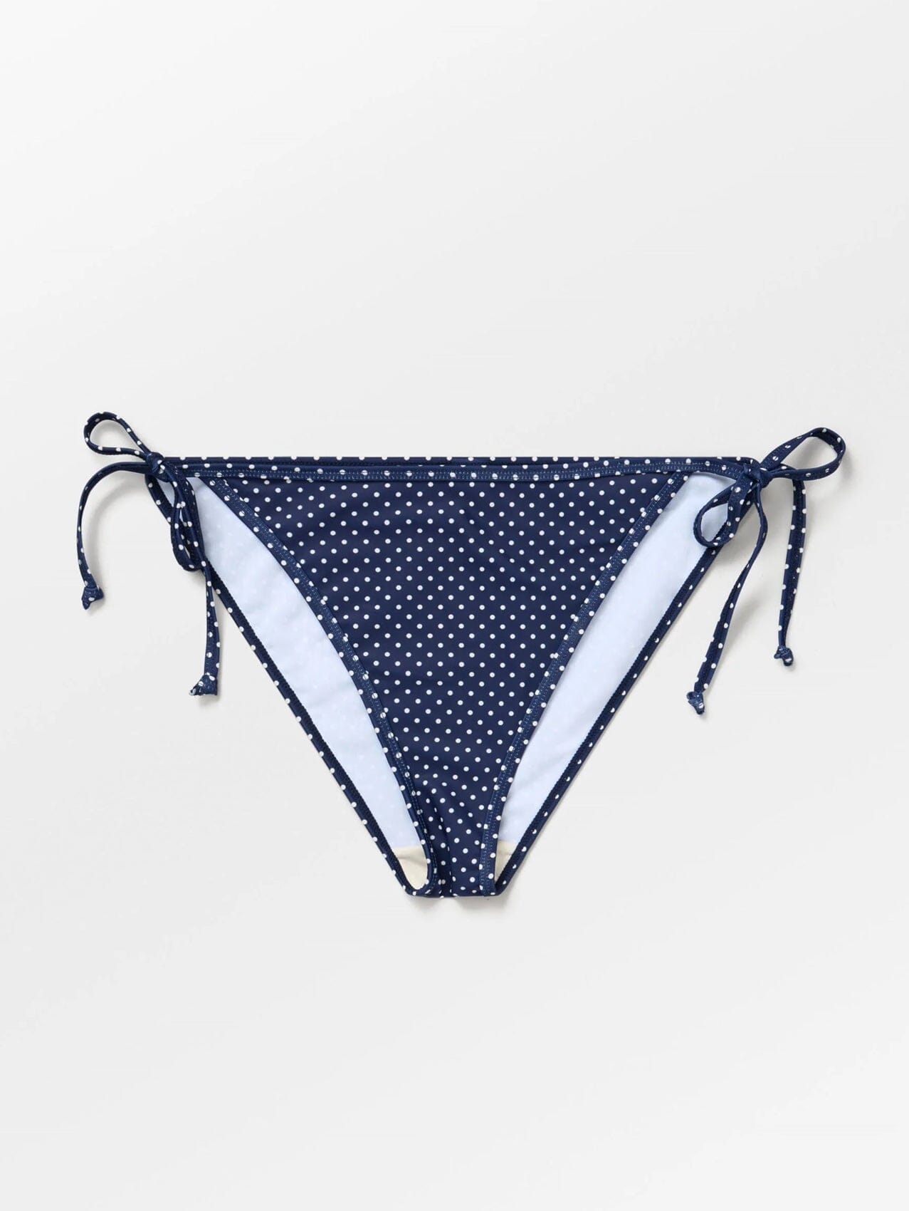 Beck Söndergaard Polka Dot Baila Bikini Tanga Navy Blue Badetøy