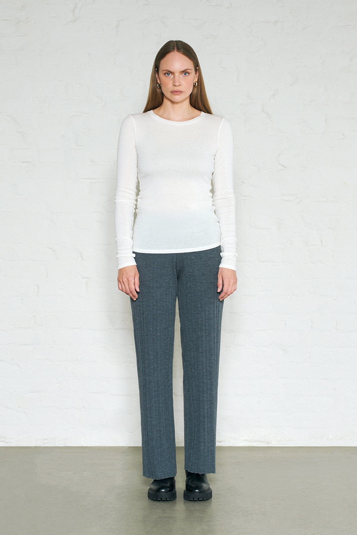 ArnieSays: Remi Wool Blend Ecru T-shirt