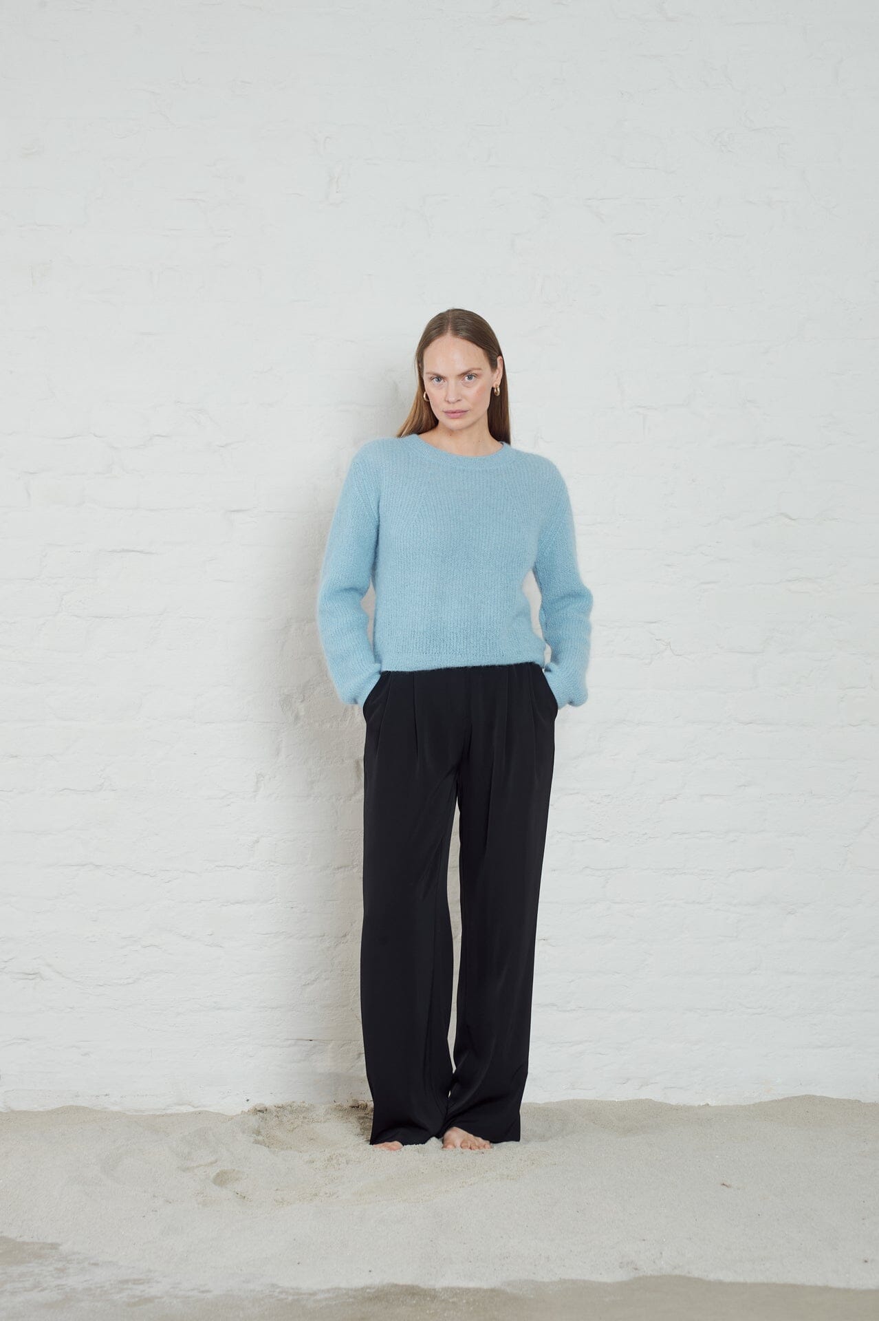 ArnieSays: Lane Lt Blue Genser