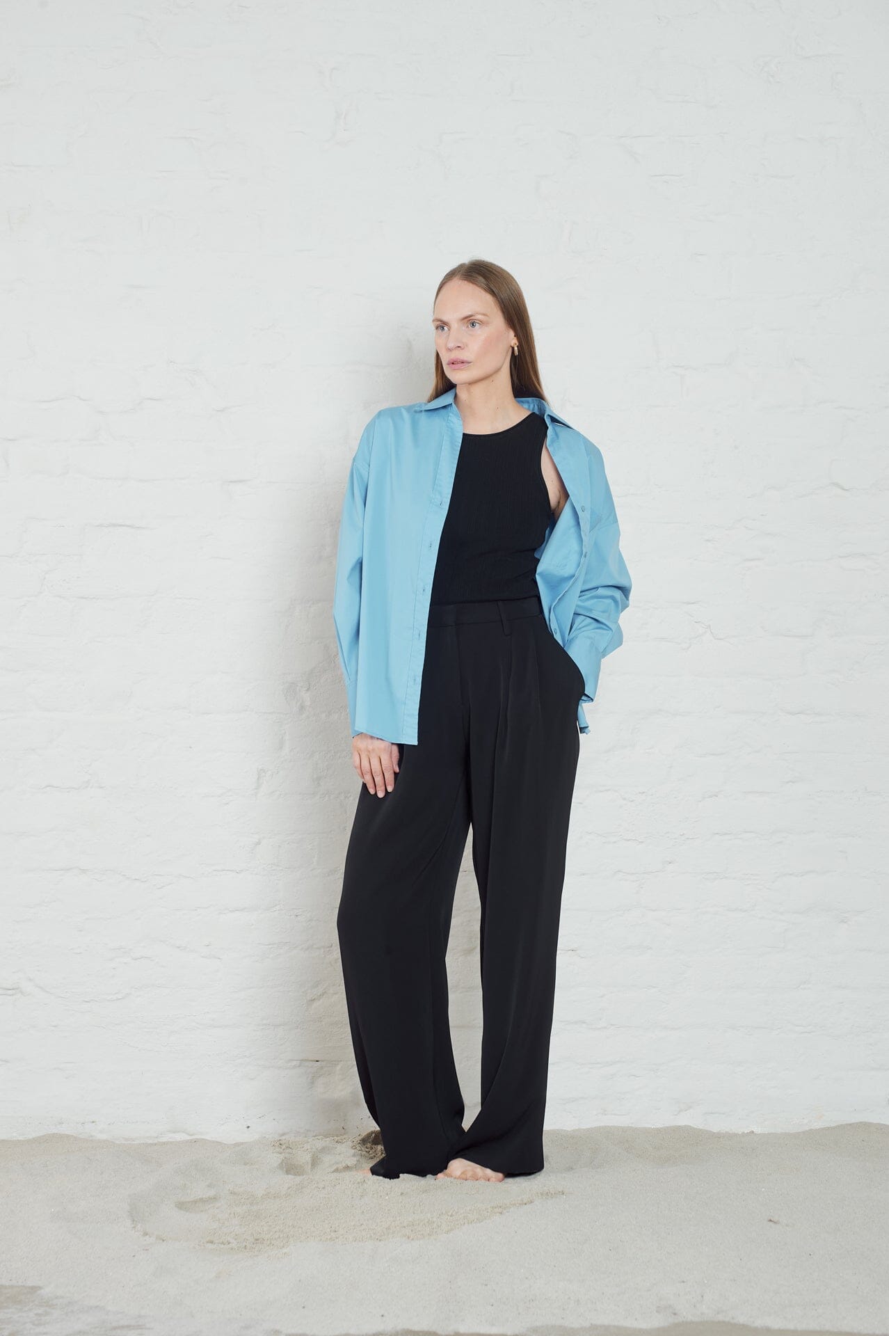 ArnieSays: Allen Poplin Ocean Blue Skjorte