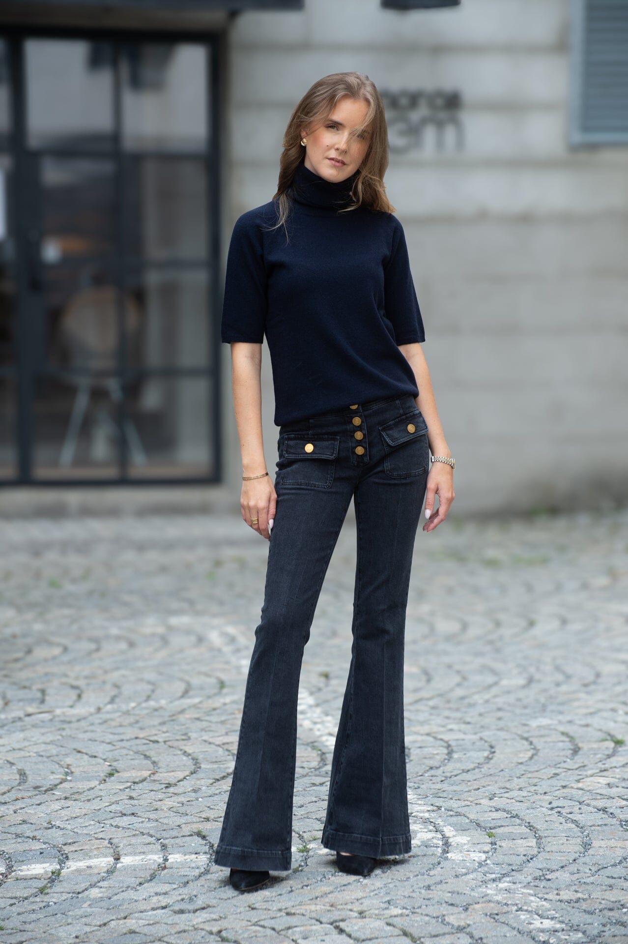 Seafarer Pantalon Anais Black Stretch Jeans