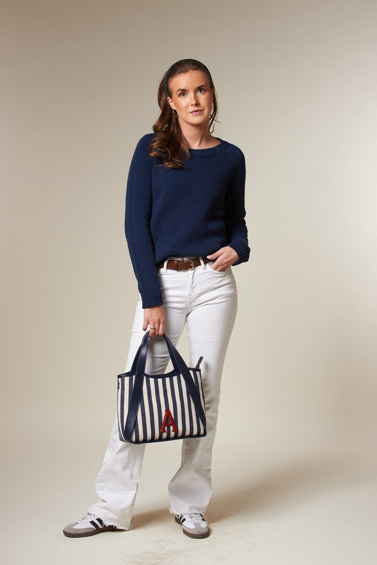 ArnieSays: Alex Midi Stripe Blue Stripe Tilbehør