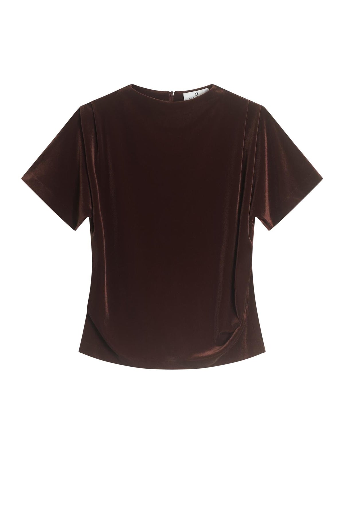 ArnieSays: RENEE Velvet Dk Burgundy Topp