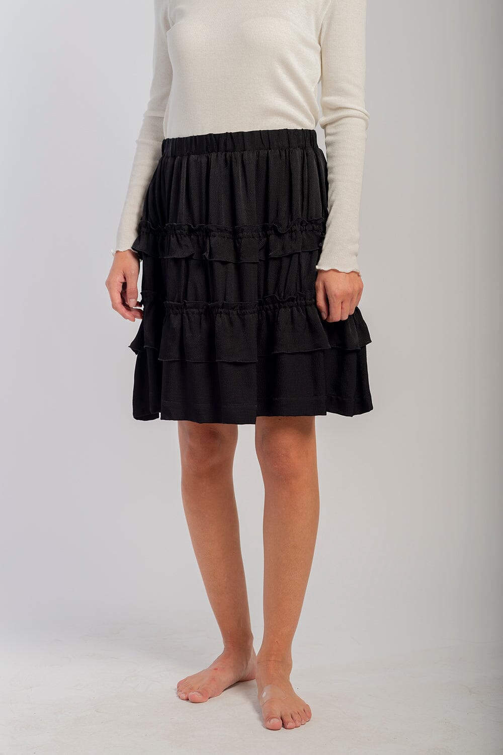 ArnieSays: Juliette Jacquard Black Skjørt