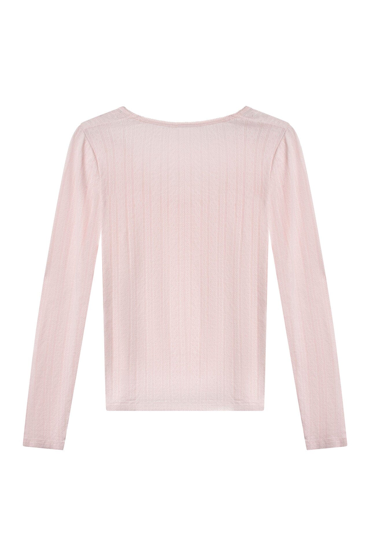 ArnieSays: DAISY Pointelle Lt Pink Topp