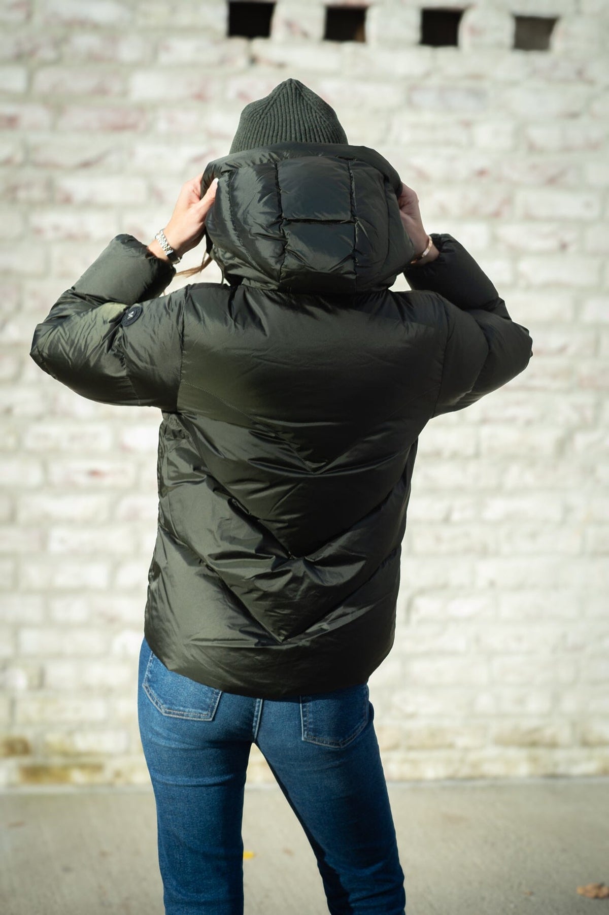Monel Emily Dark Green Ytterplagg