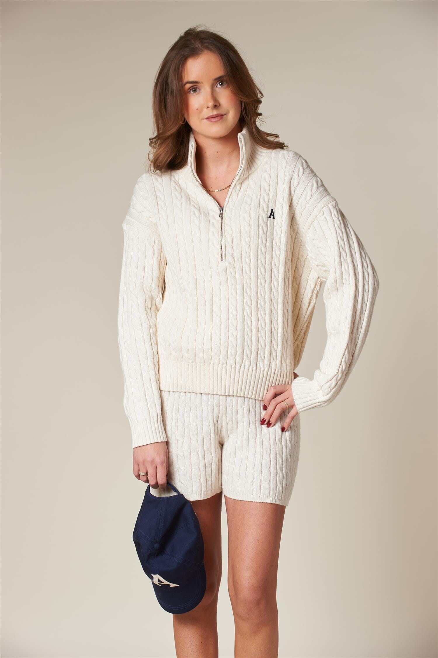 ArnieSays: MADELYN Cable Offwhite Genser