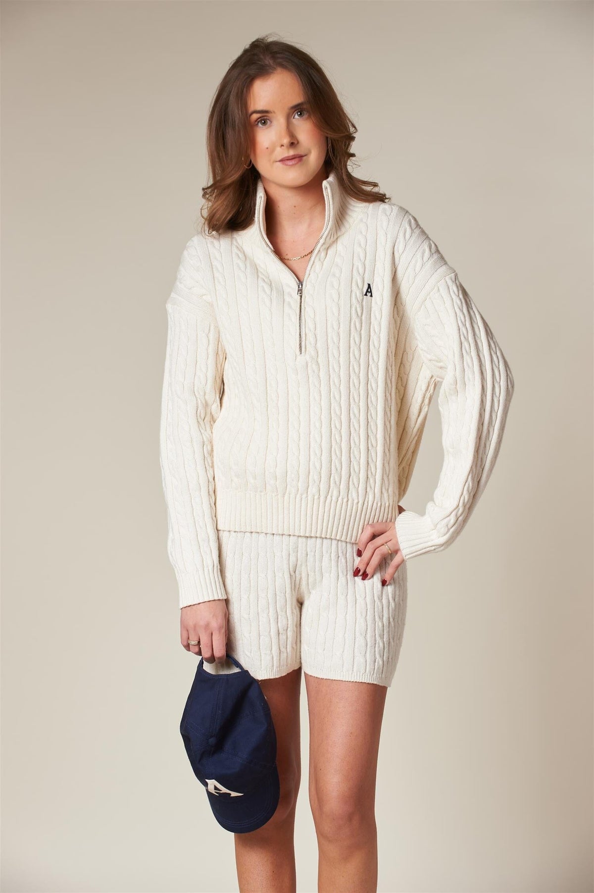 ArnieSays: MADELYN Cable Offwhite Genser