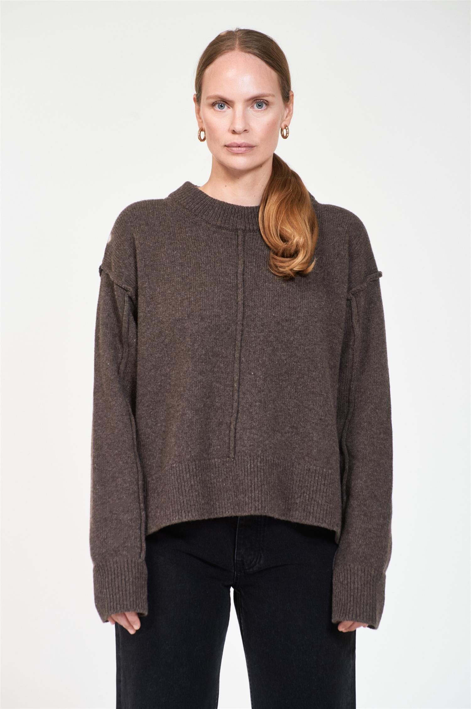 ArnieSays: Ren Dk Brown Melange Genser