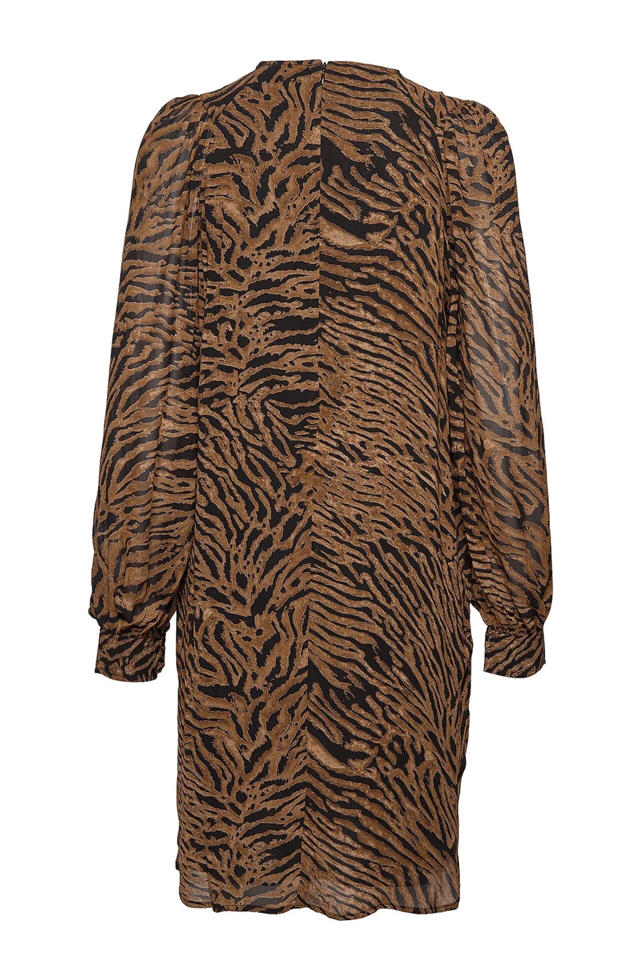 Ganni Printed georgette Tiger 986 Kjole