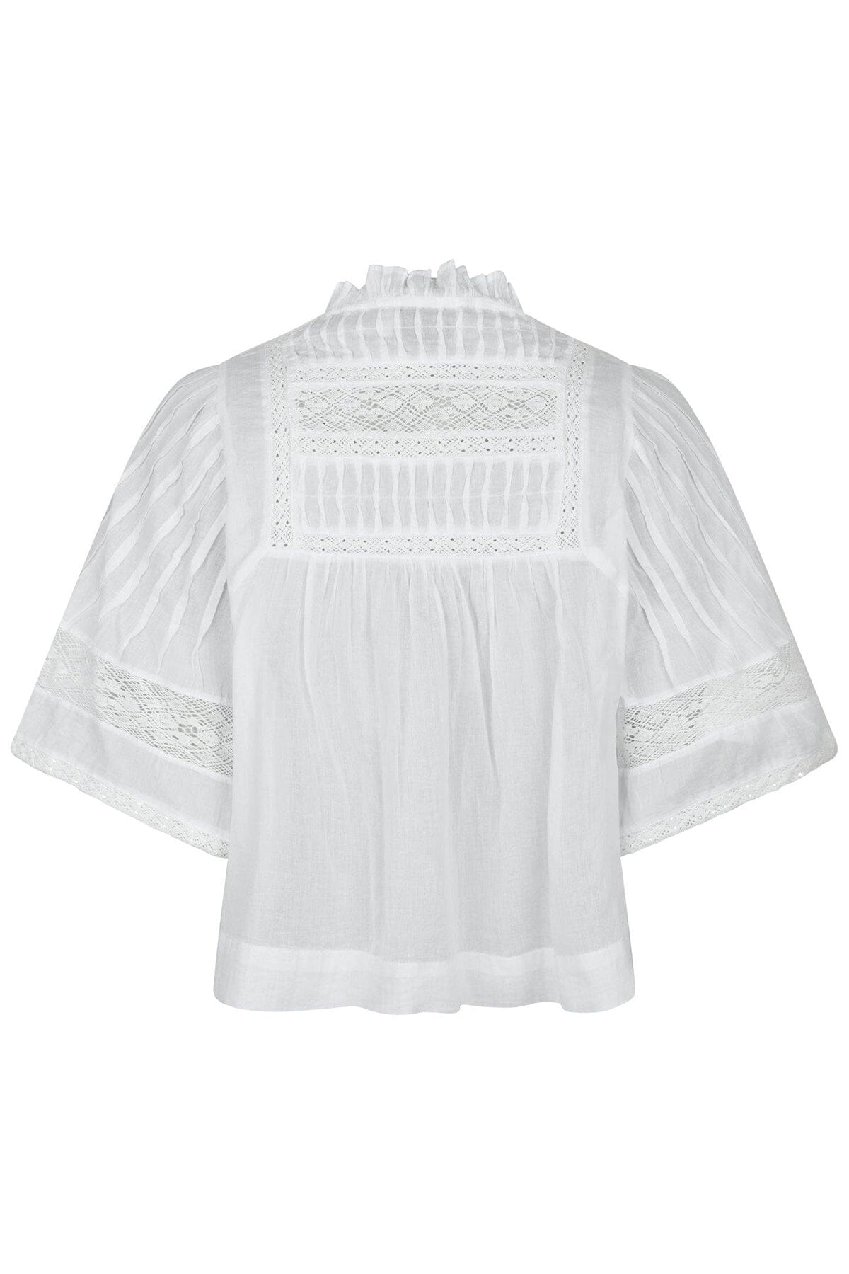 Neo Noir Siama S Voile Blouse White Bluse