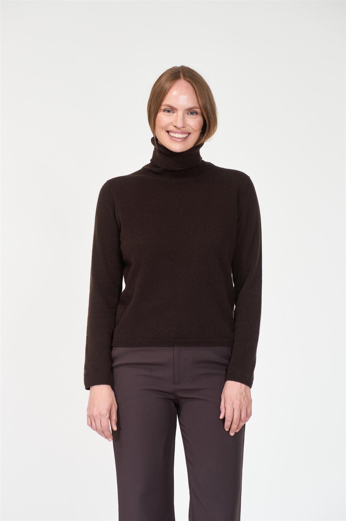 ArnieSays: Murphy Dk Brown Melange Genser