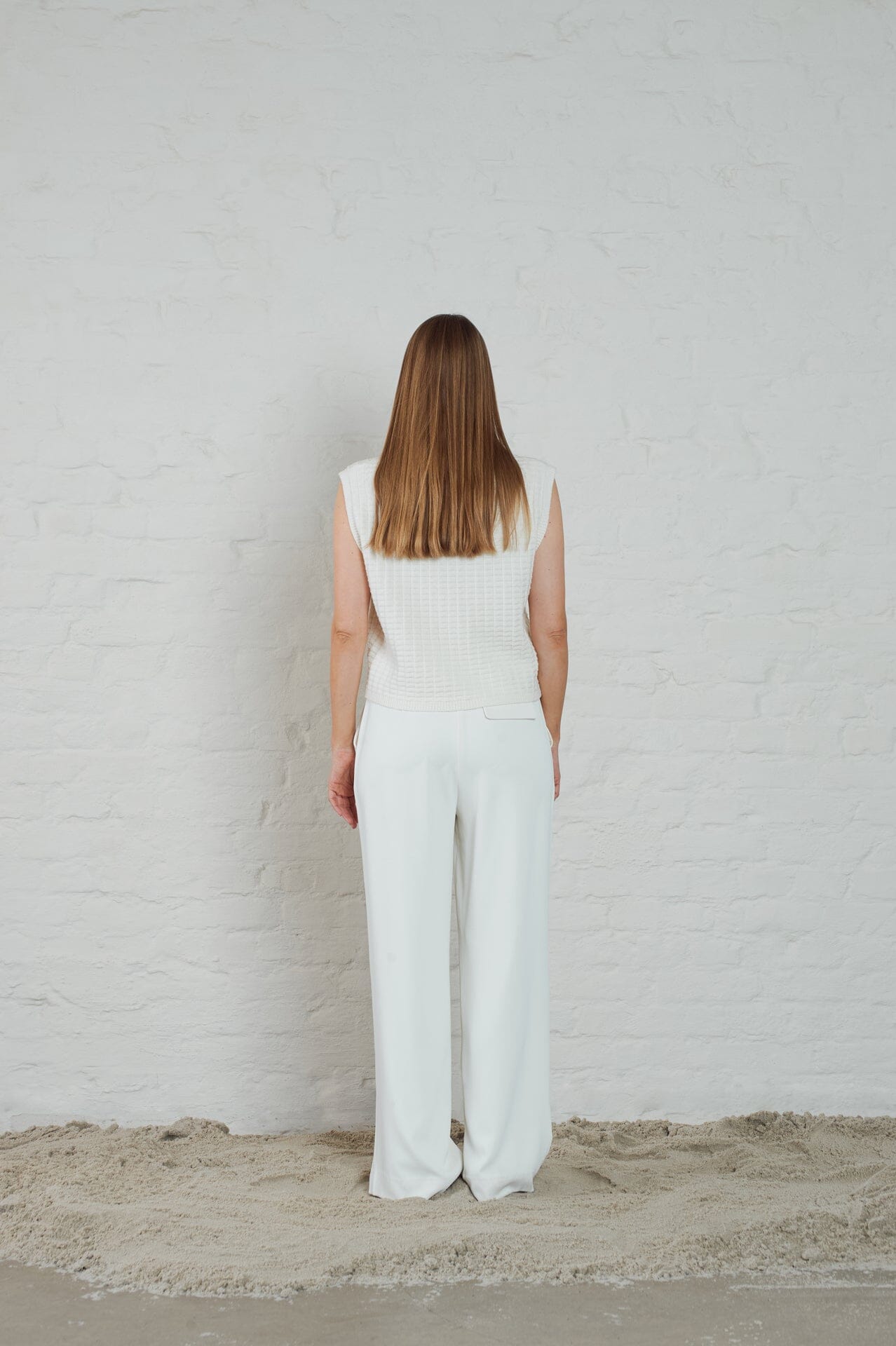 ArnieSays: Duke Crepe Cream Bukse