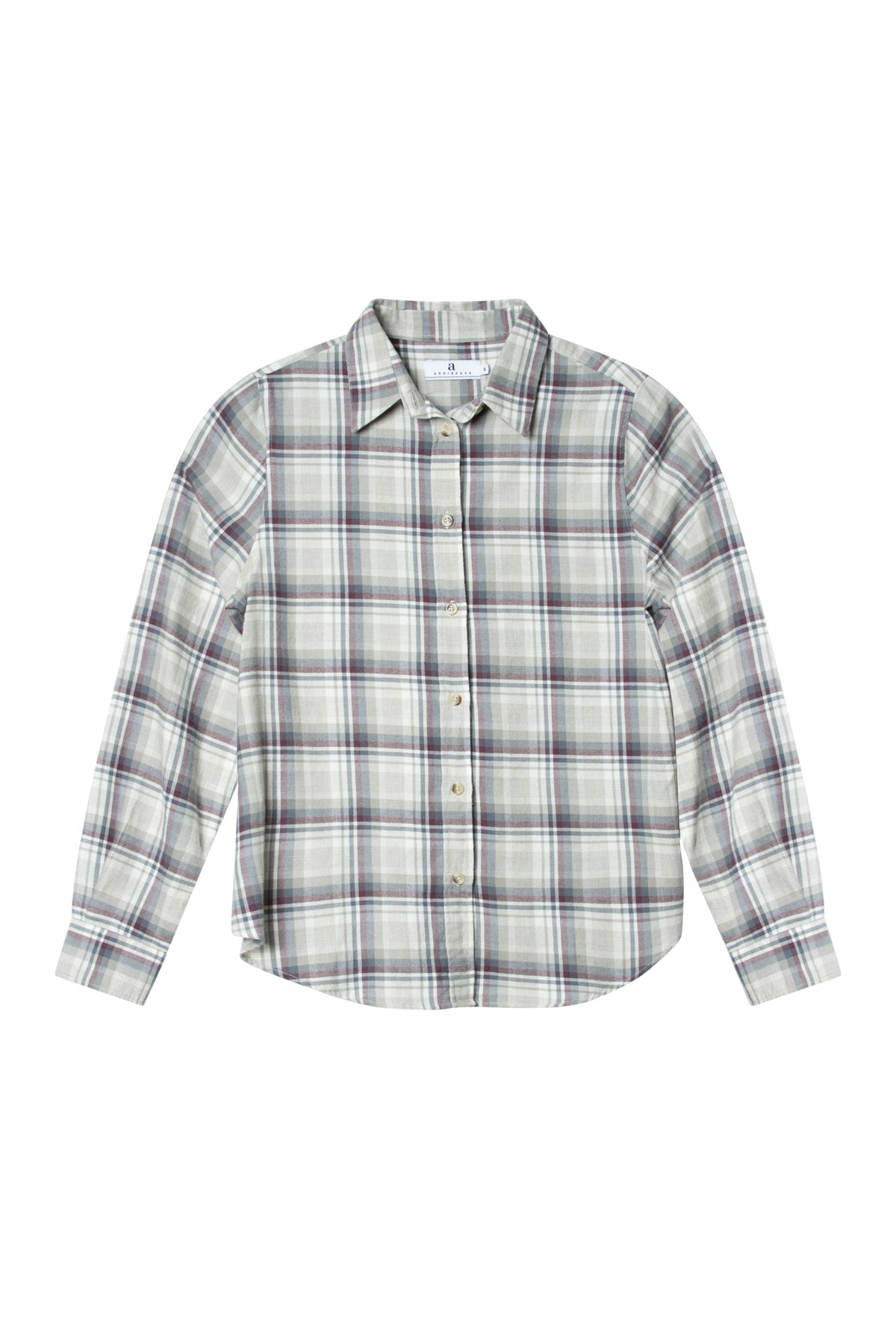 Arc Tartan Check Grey/Burgundy Combo