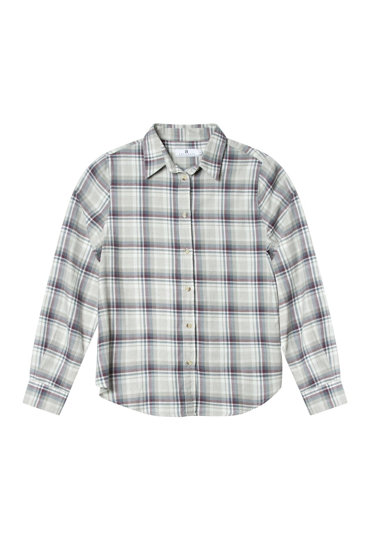 ArnieSays: Arc Tartan Check Grey/Burgundy Combo Skjorte