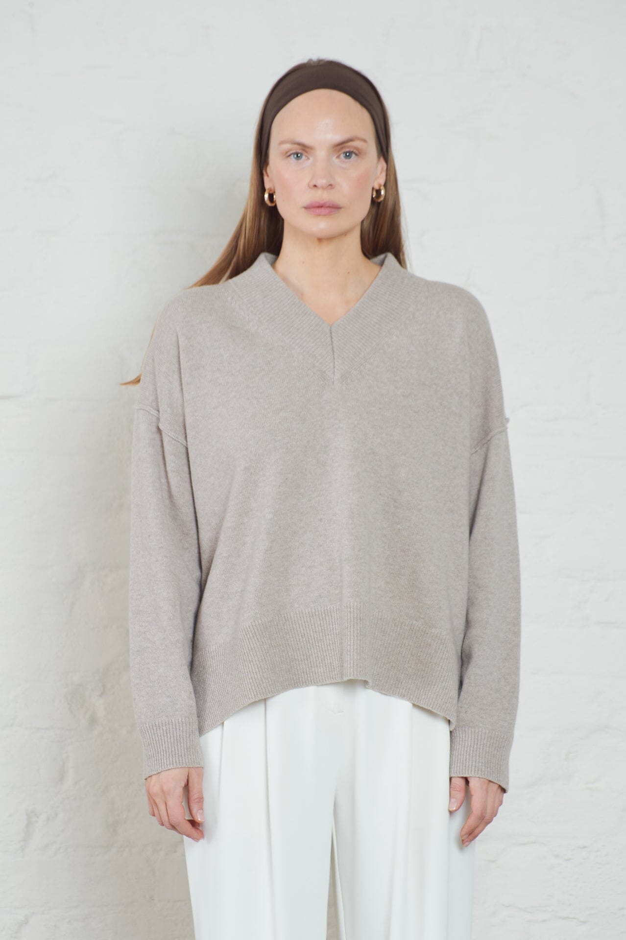 ArnieSays: Wilkins Lt Beige Melange Genser