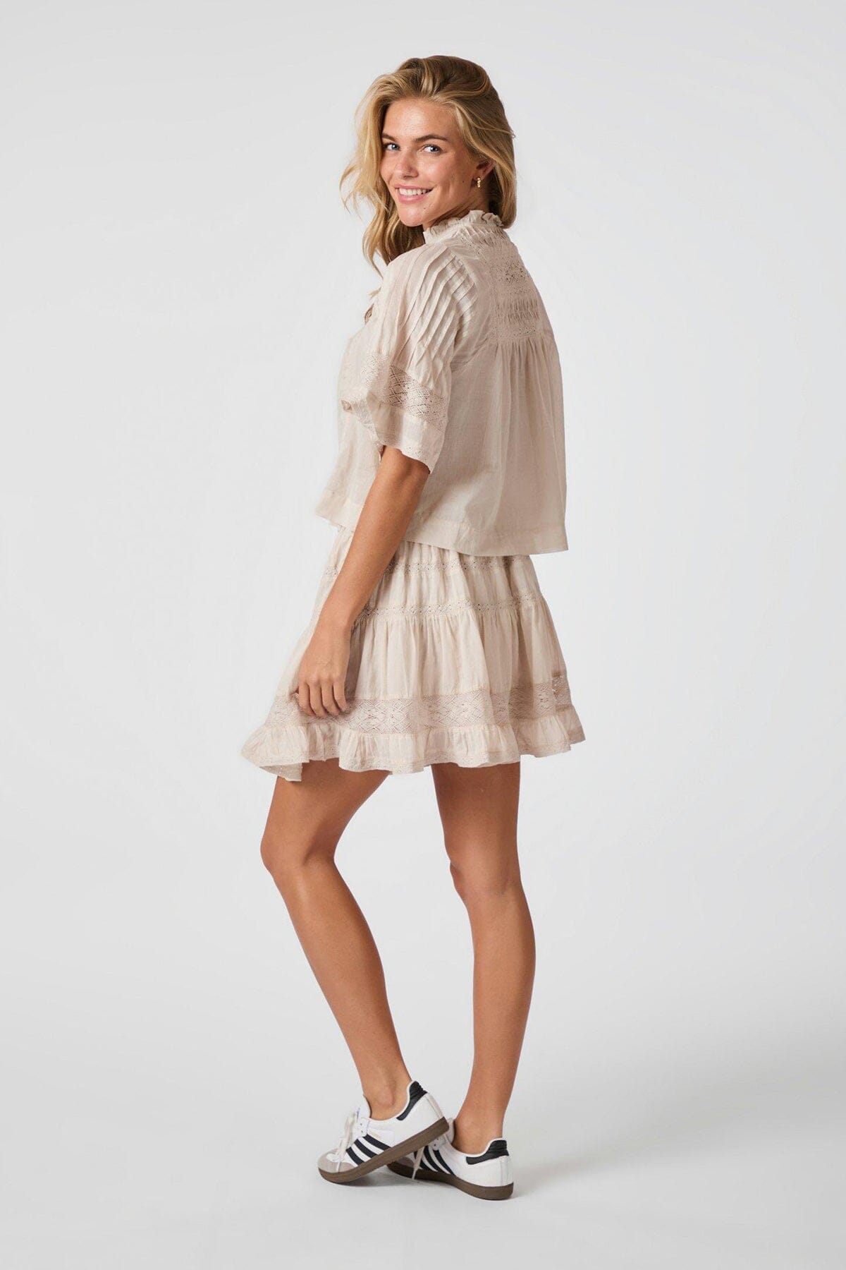 Neo Noir Siama S Voile Blouse Ivory Bluse