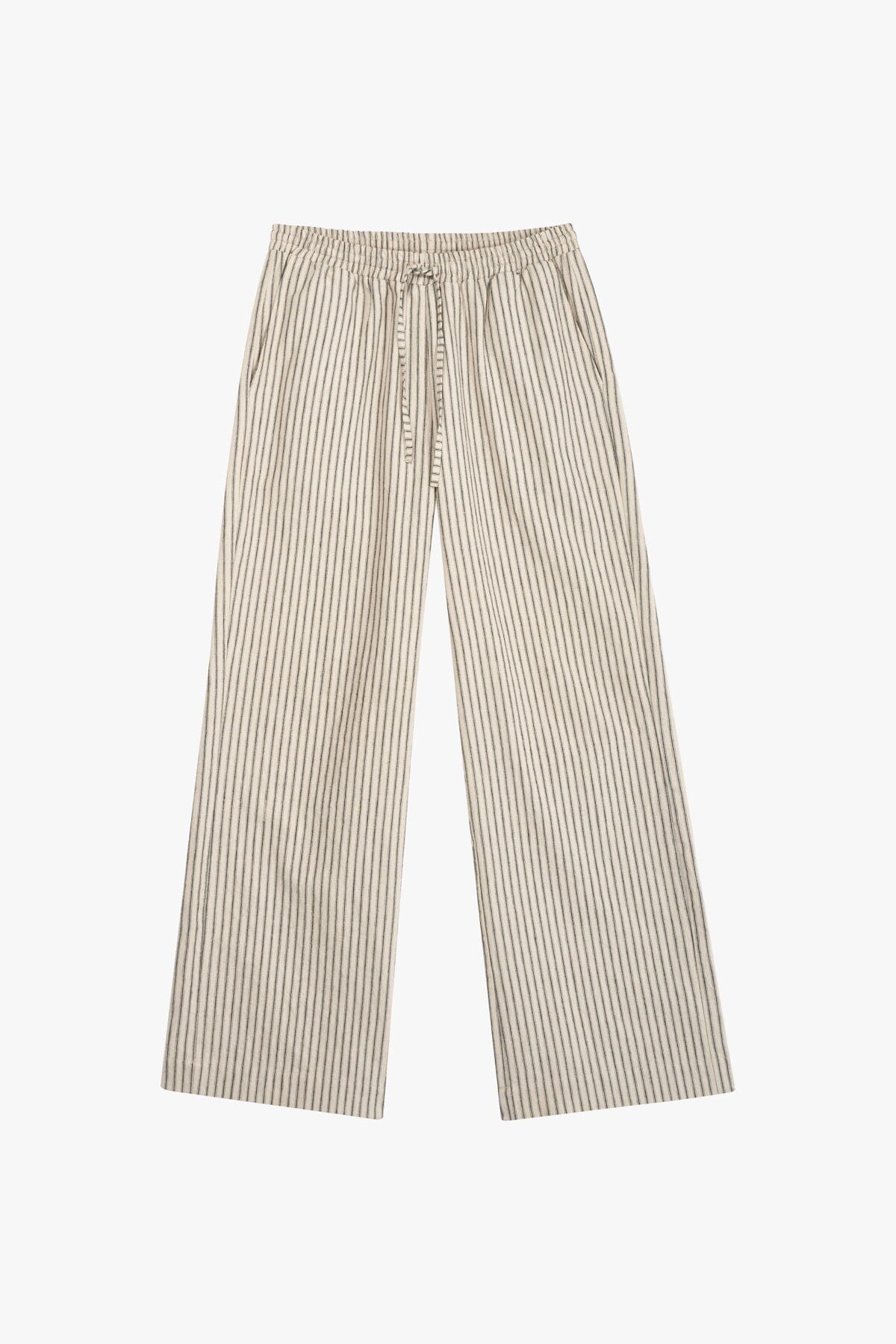 ArnieSays: Sabine Linen Stripe Natural Stripe Bukse