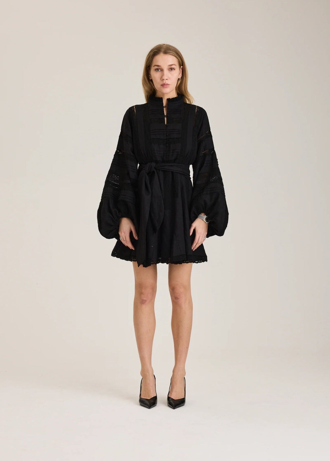 RAVN RAVN LitaRV Autumn Dress Black Kjole