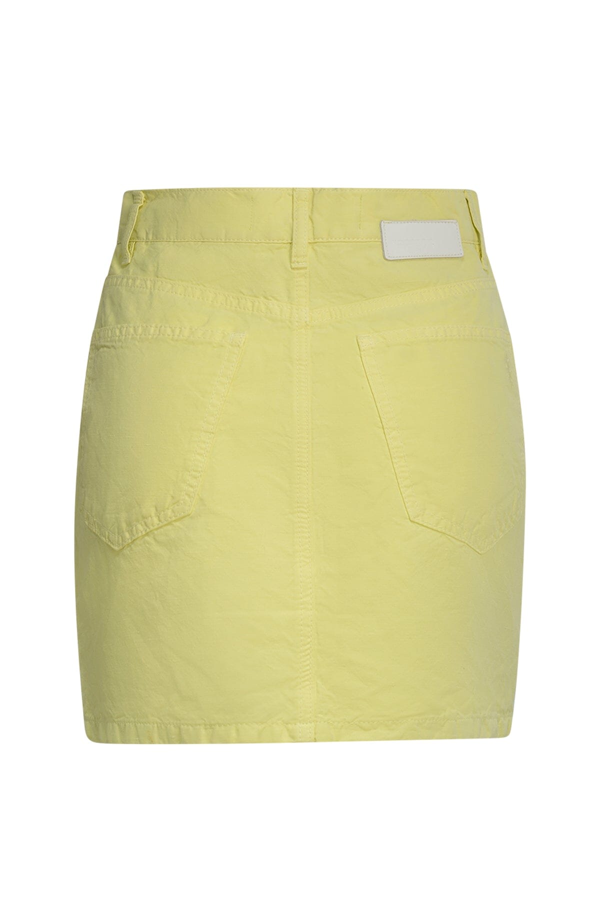Paragon Asymmetric Linen Skirt Lime Green Skjørt