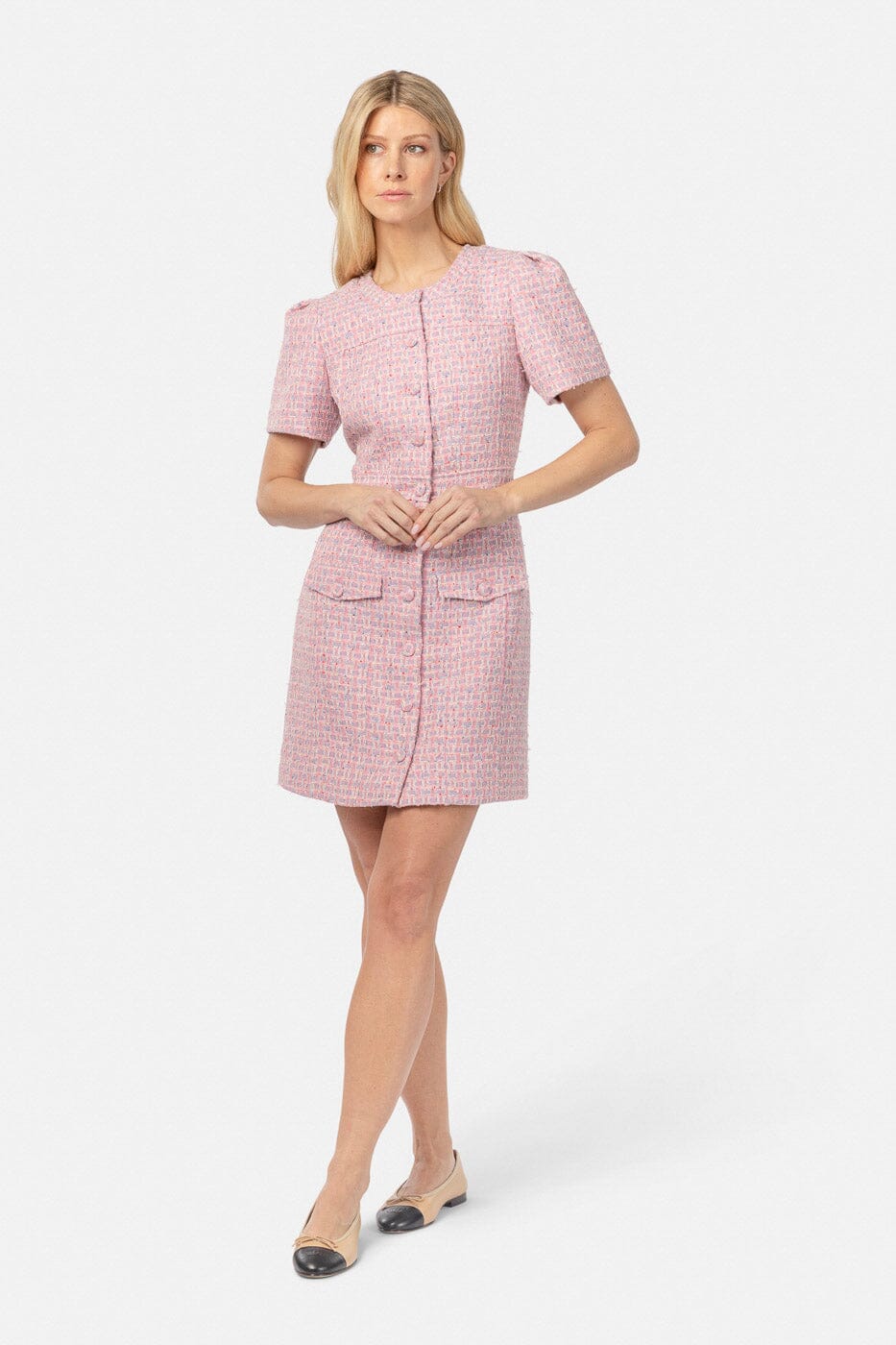 Love Lolina Stassie Mini Dress Pink Kjole