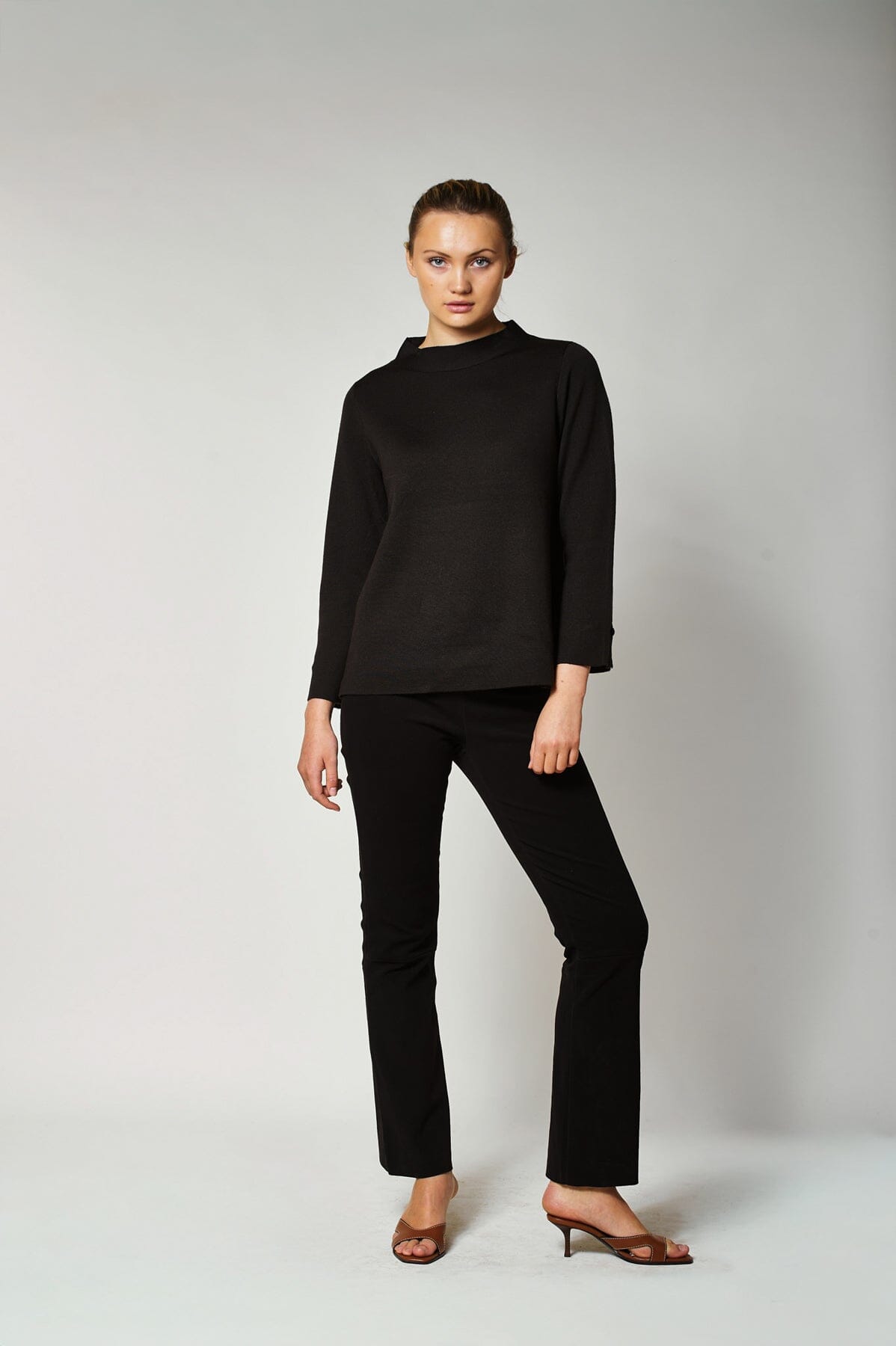 Aurora Anja Merino Pullover Brown Genser