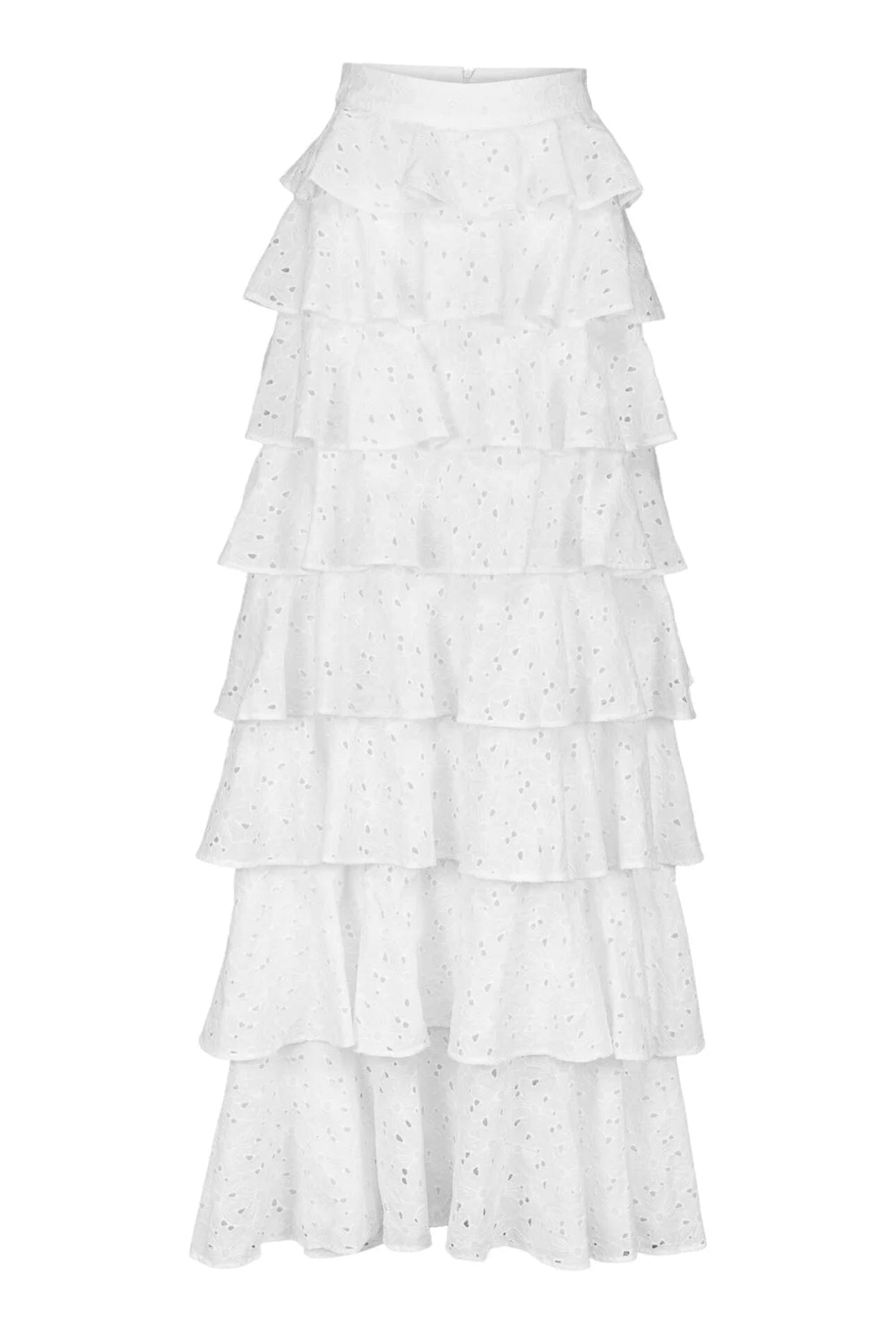 Love Lolina Angel Maxi Skirt White Skjørt
