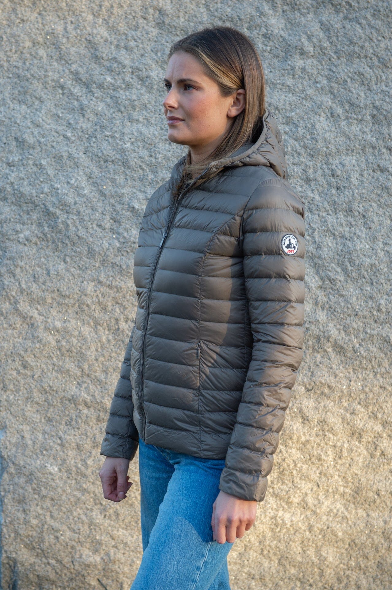 Jott Cloe Taupe Ytterplagg