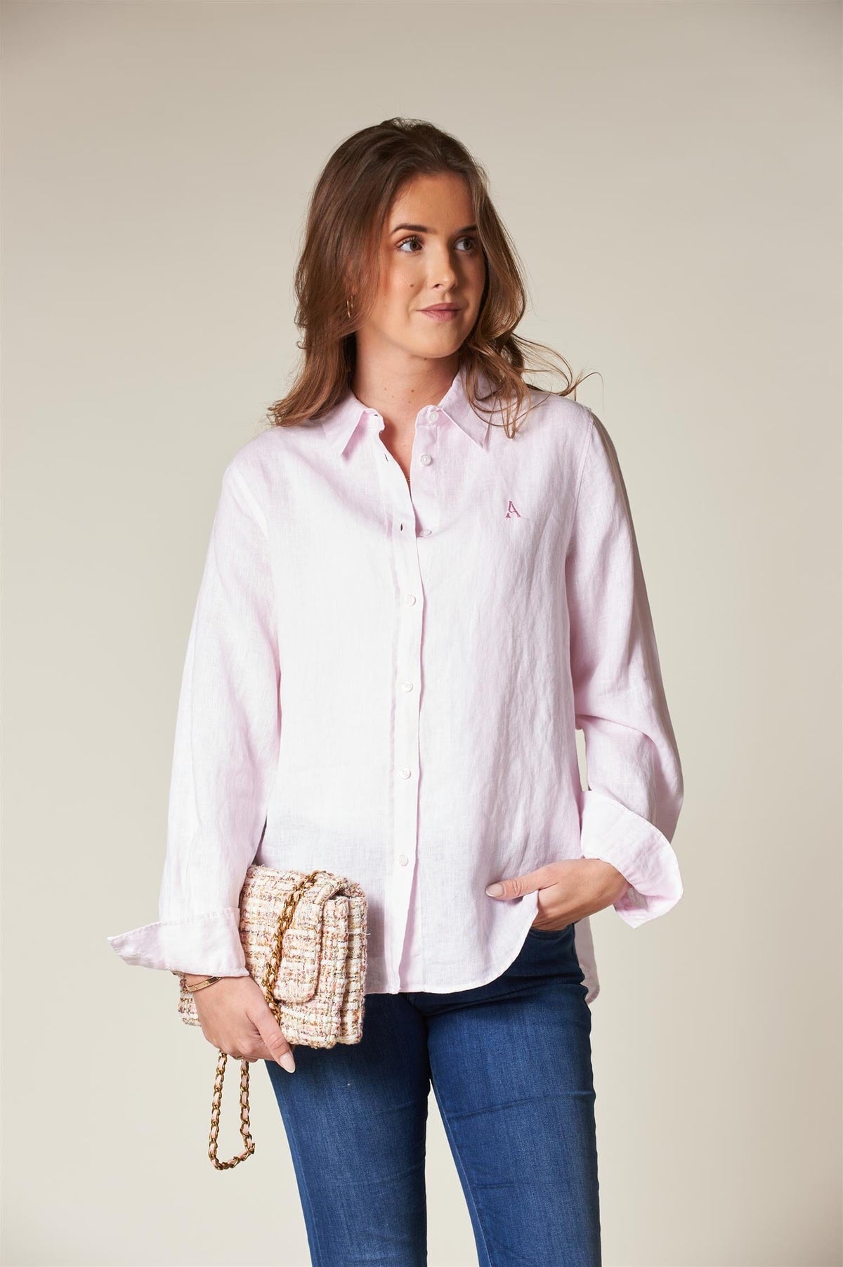 ArnieSays: ARC Linen Classic Lt Pink Skjorte