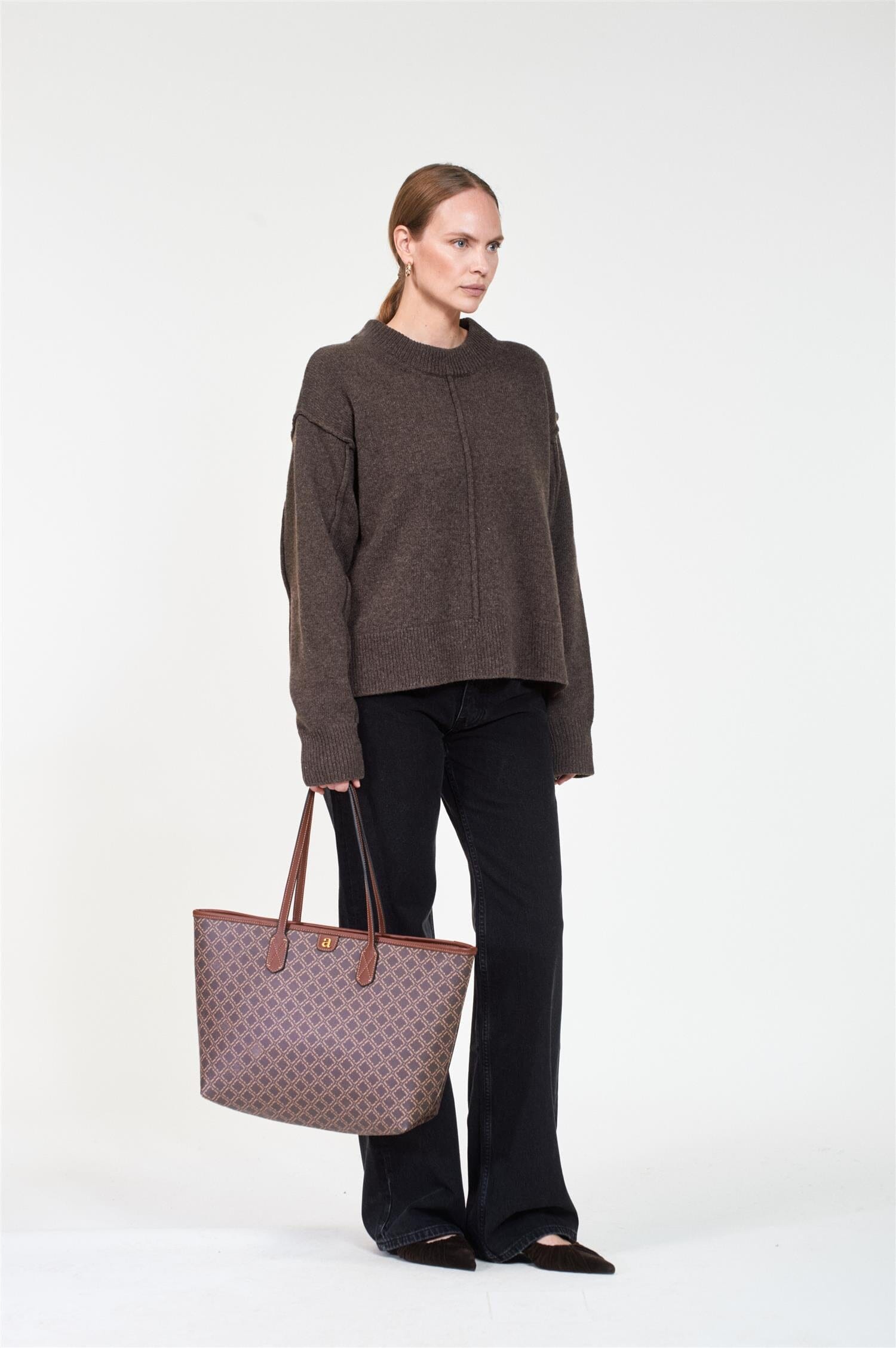 ArnieSays: Ren Dk Brown Melange Genser