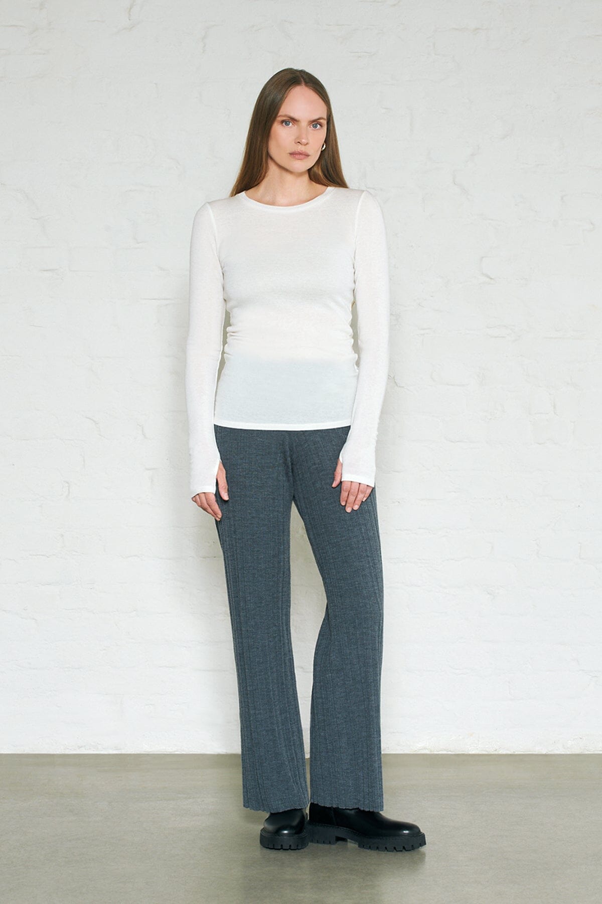 ArnieSays: Remi Wool Blend Ecru T-shirt